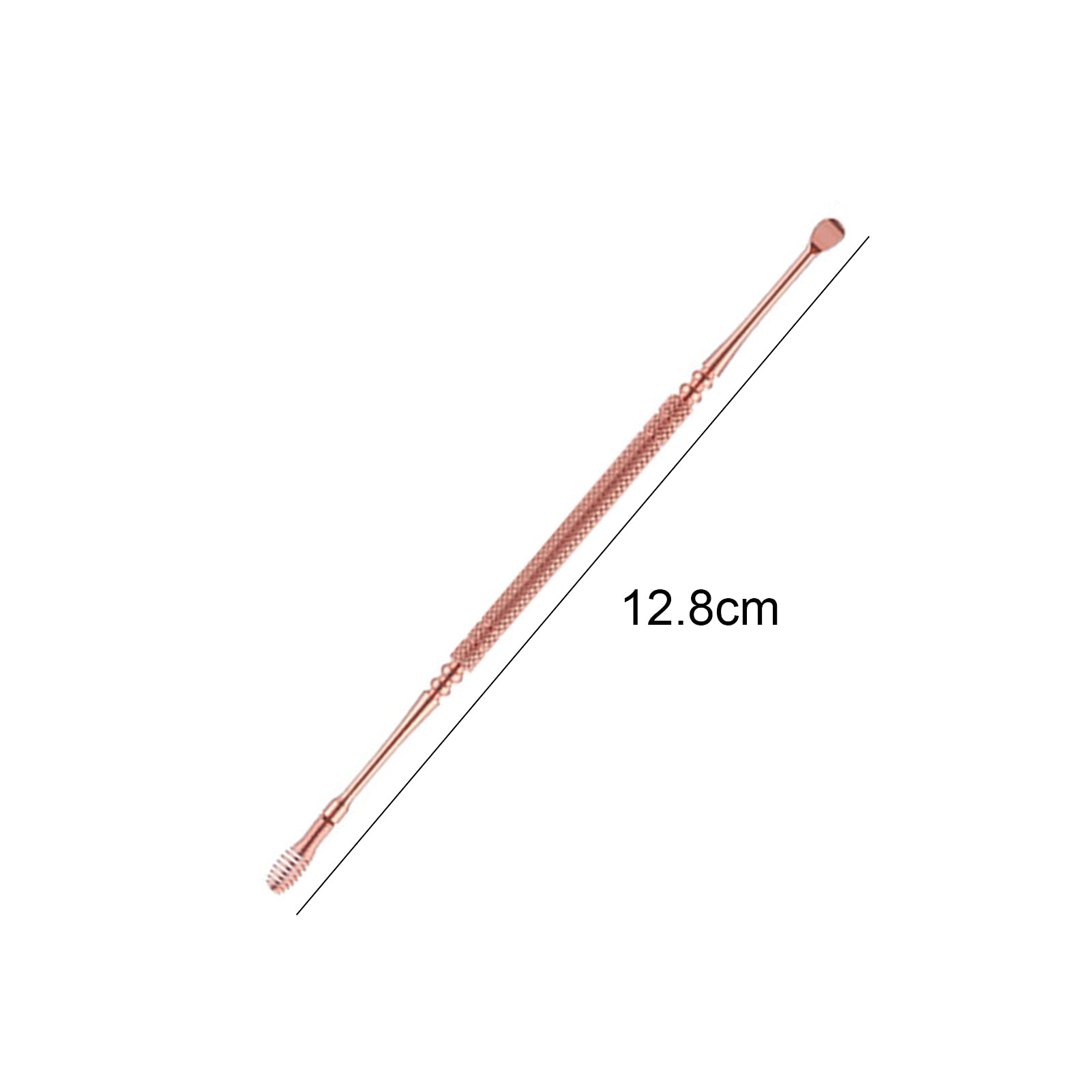 Bluelanss 2-Piece Stainless Steel Earwax Removal Kit - Spiral Ear Pick & Canal Cleaner Tools for Safe Ear Cleaning (Rose Gold) | Perfect for Home Use, Travel & Personal Hygiene Care