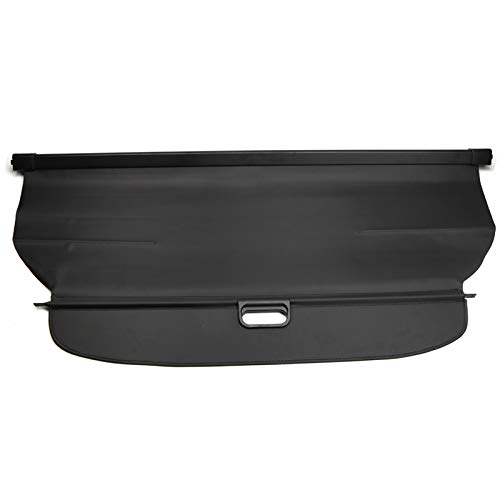 Black Retractable Trunk Cargo Cover for Dodge Journey 2009-2019 | 5-Passenger/5-Seat Models | Rear Luggage Security Shade Shield | Perfect for Road Trips, Grocery Hauling & Vehicle Protection