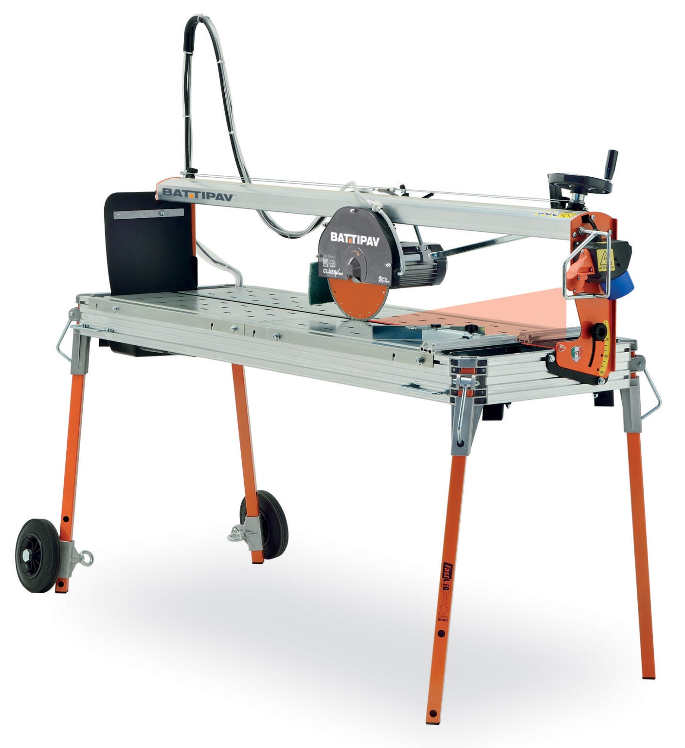 Battipav Class Plus 51 Professional Tile Saw 1300S - Heavy Duty Wet Tile Cutter for Porcelain, Ceramic & Stone - Perfect for Home Renovation & DIY Projects