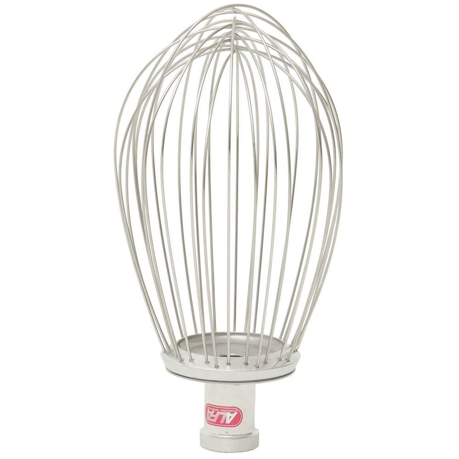 ALFA International 30W 30-Quart Stainless Steel Whip Attachment for Hobart Mixers - NSF Certified Commercial Kitchen Mixing Tool for Baking, Whipping Cream & Food Prep