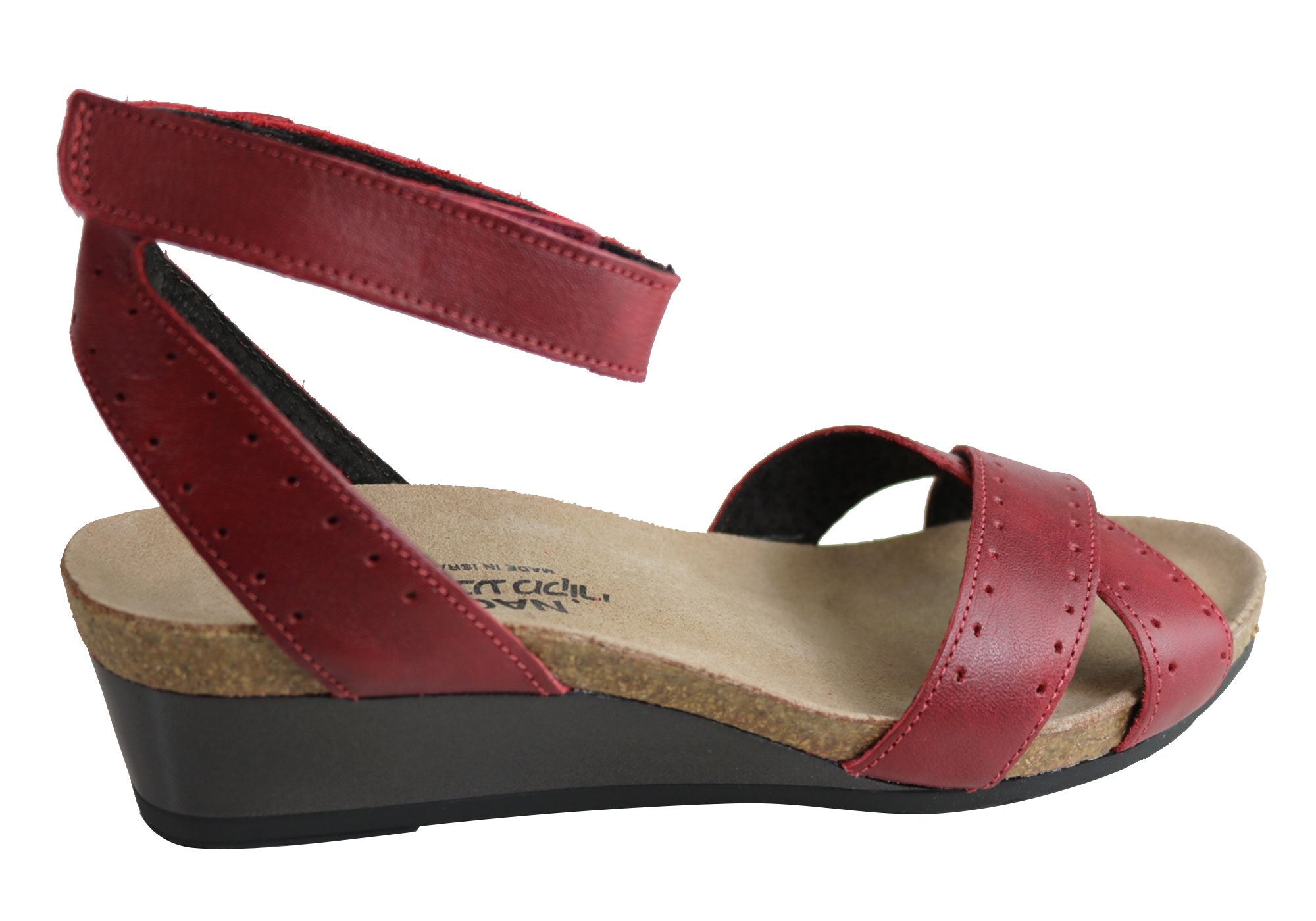 Naot Women's Comfortable Leather Wedge Sandals - Stylish & Supportive Footwear for Walking, Travel & Summer Outfits