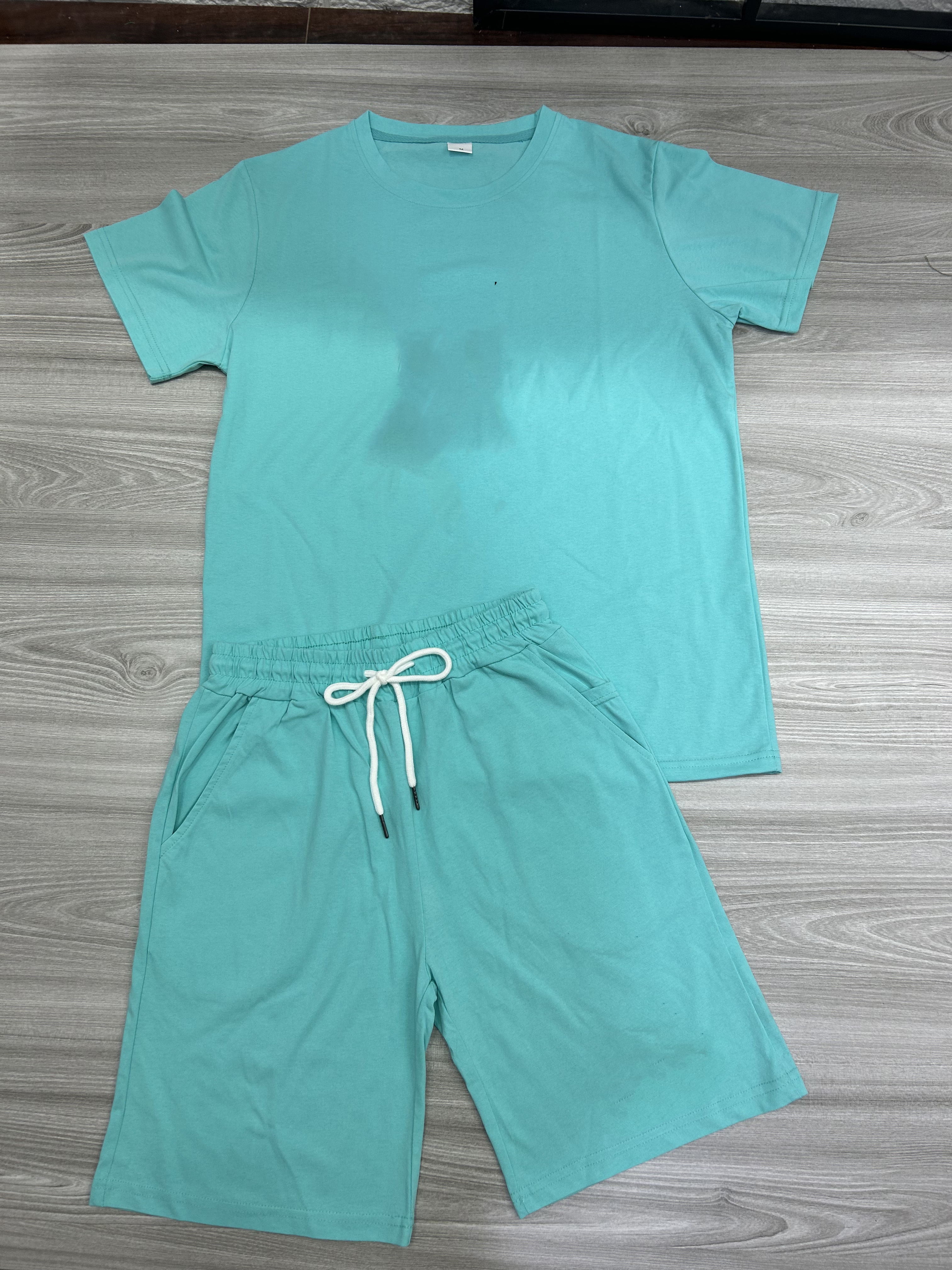 Men's Casual Short Sleeve T-Shirt and Shorts Set - Comfortable Summer Outfit for Beach, Gym, and Everyday Wear