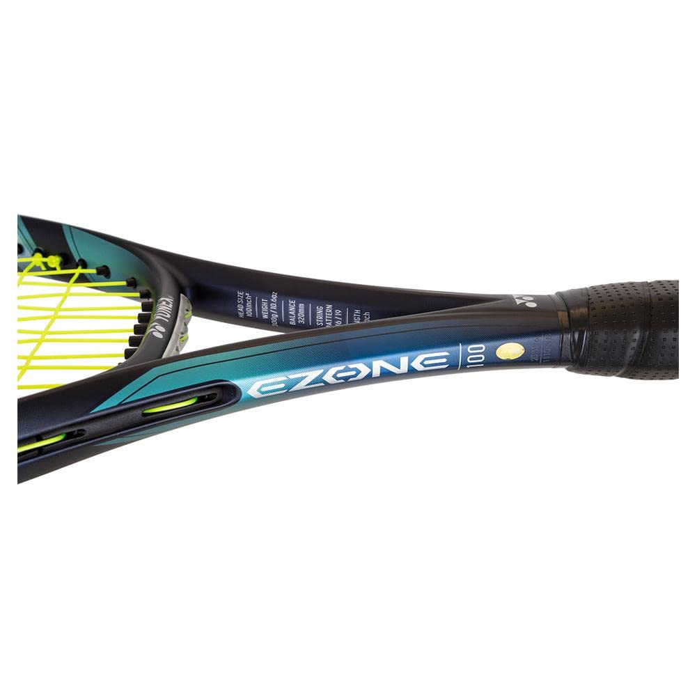 Yonex EZONE 100L Sky Blue Tennis Racket (7th Generation) - Pre-Strung with Synthetic Gut String in Multiple Colors - Lightweight Design for Better Control & Maneuverability - Perfect for Beginners & Intermediate Players on Court Training & Matches