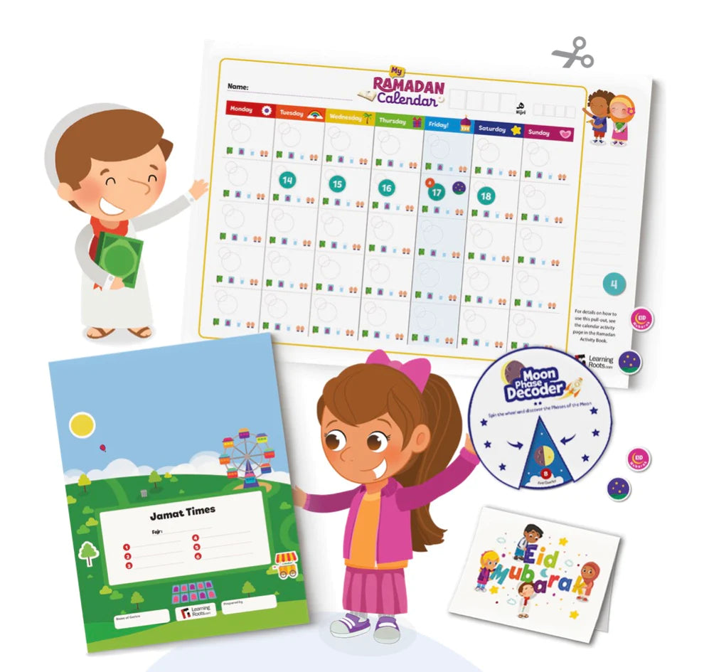 Ramadan Activity Book for Kids - Islamic Learning & Fun Games for Little Ones - Perfect for Home, School & Mosque Celebrations