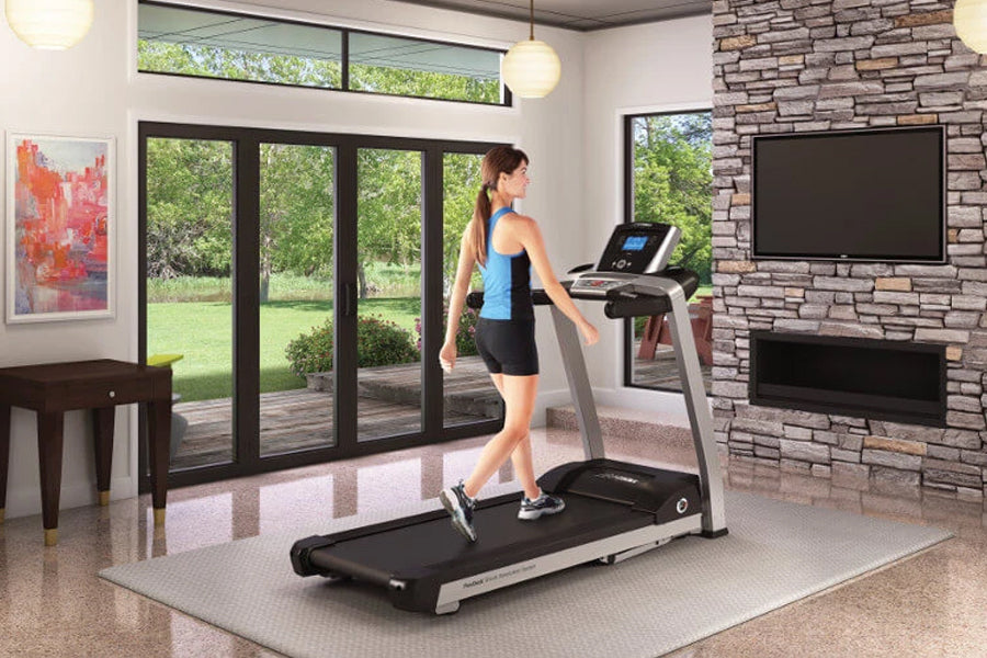 Life Fitness F3 Folding Treadmill - Compact Home Gym Equipment for Cardio Workouts & Small Spaces | Perfect for Home Office, Apartment & Indoor Fitness