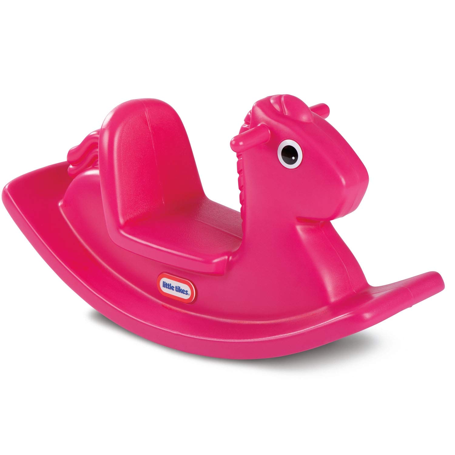 Little Tikes Magenta Rocking Horse for Toddlers - Fun Indoor/Outdoor Ride-On Toy for Kids Ages 1-3 Years - Perfect for Playrooms, Backyards & Nursery Decor
