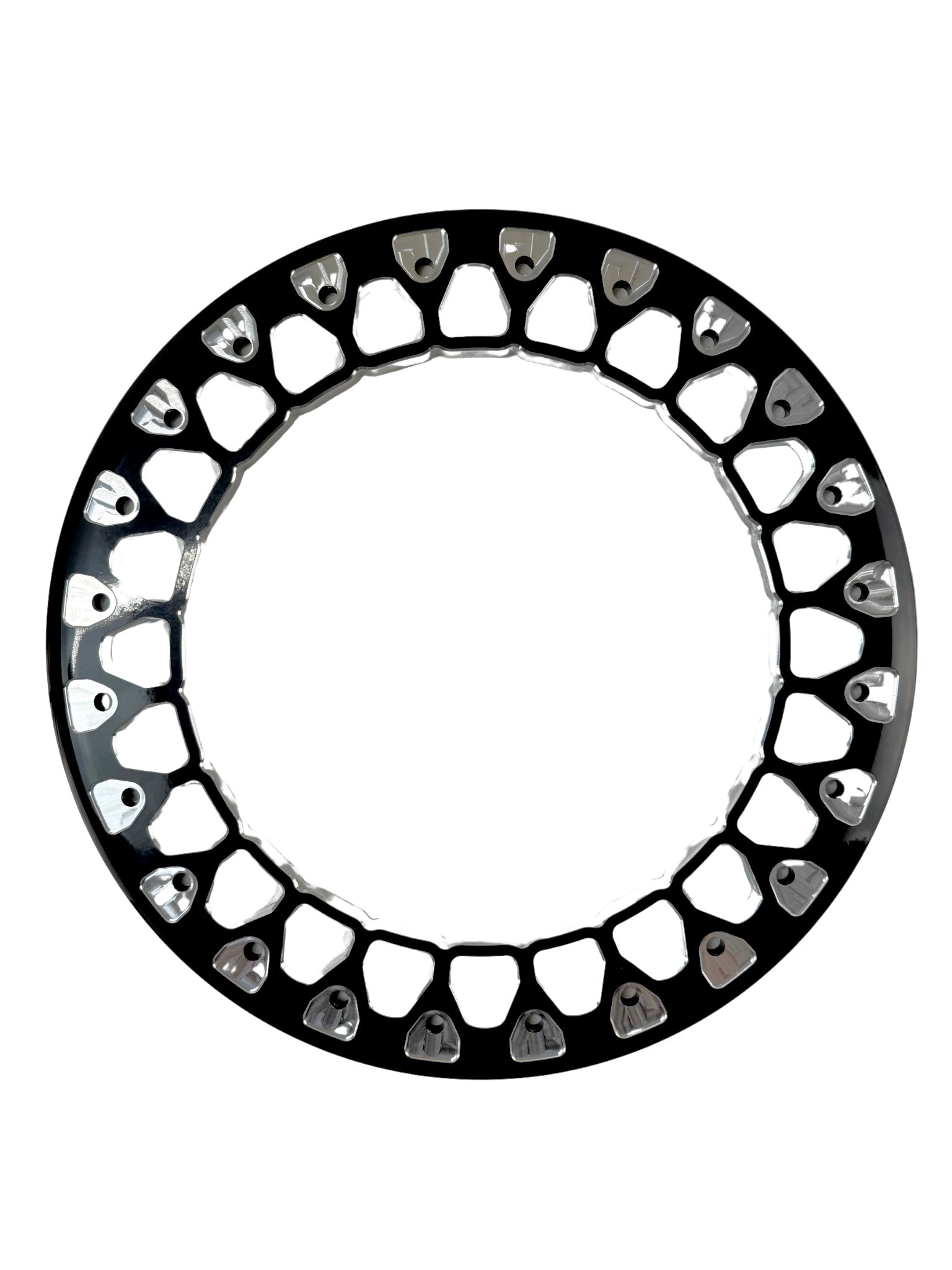 Ultra Light Impact Beadlock Silver RZR PRO R 5X4.5 Wheels - High-Performance Off-Road Wheels for UTVs & Side-by-Sides - Perfect for Trail Riding, Mudding & Rock Crawling