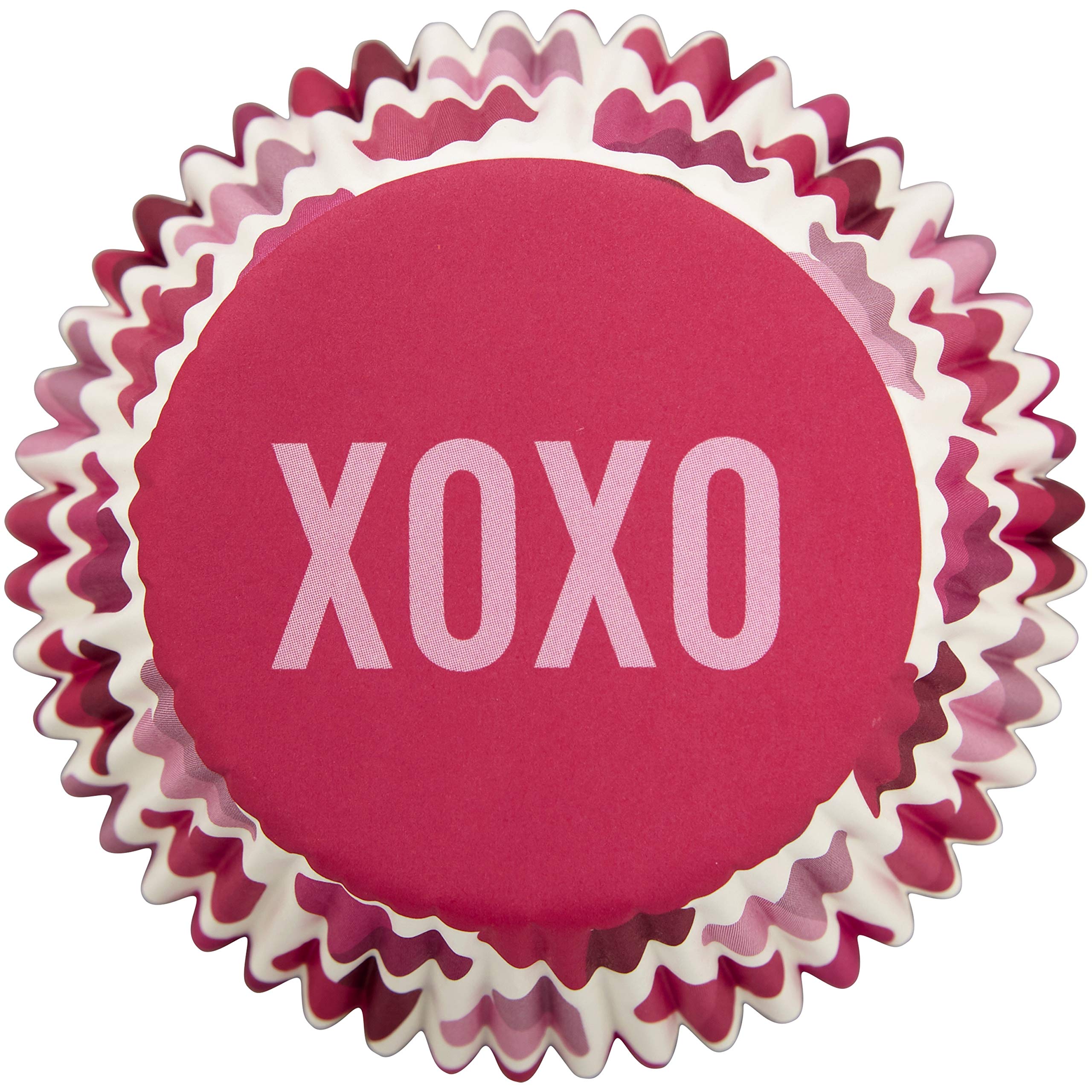 Standard Baking Cups with Conversation Hearts - Non-Food Items 415-0-0183 - Perfect for Valentine's Day Cupcakes & Party Decorations