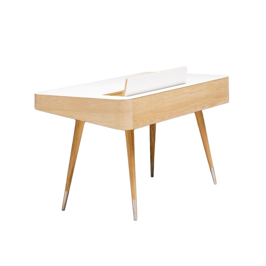 Nissen Gehl MDD AK1330 Modern Office Desk - Ergonomic Computer Desk for Home & Office Workspace, Compact Design with Durable Steel Frame - Perfect for Small Spaces, Study Rooms & Remote Work