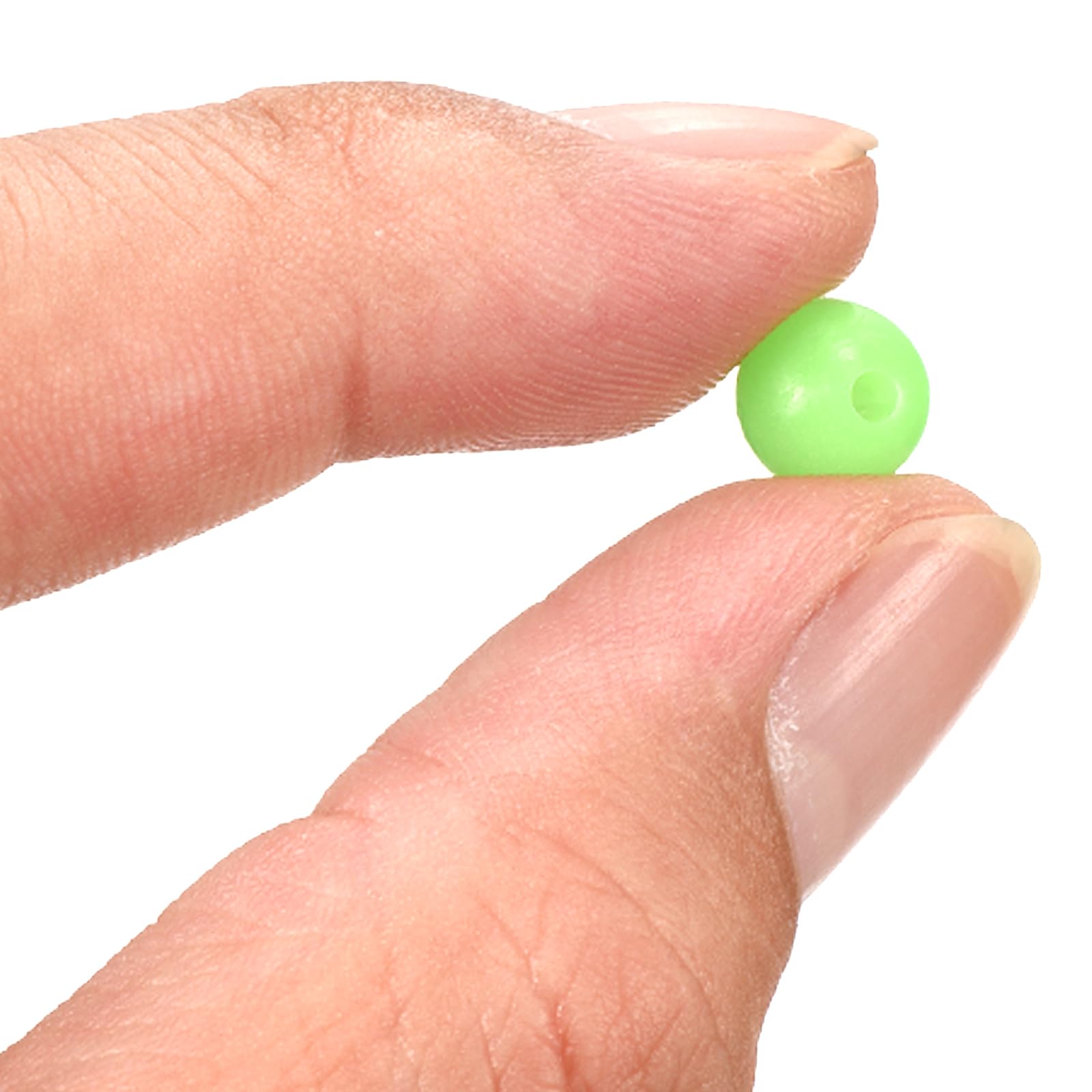 Glow Fishing Beads - 100pcs Plastic Luminous Round Bait Egg Lure Rigs for Trout Salmon Fishing | Night Fishing Gear & Tackle Accessories | Perfect for Freshwater, Saltwater & Ice Fishing Adventures