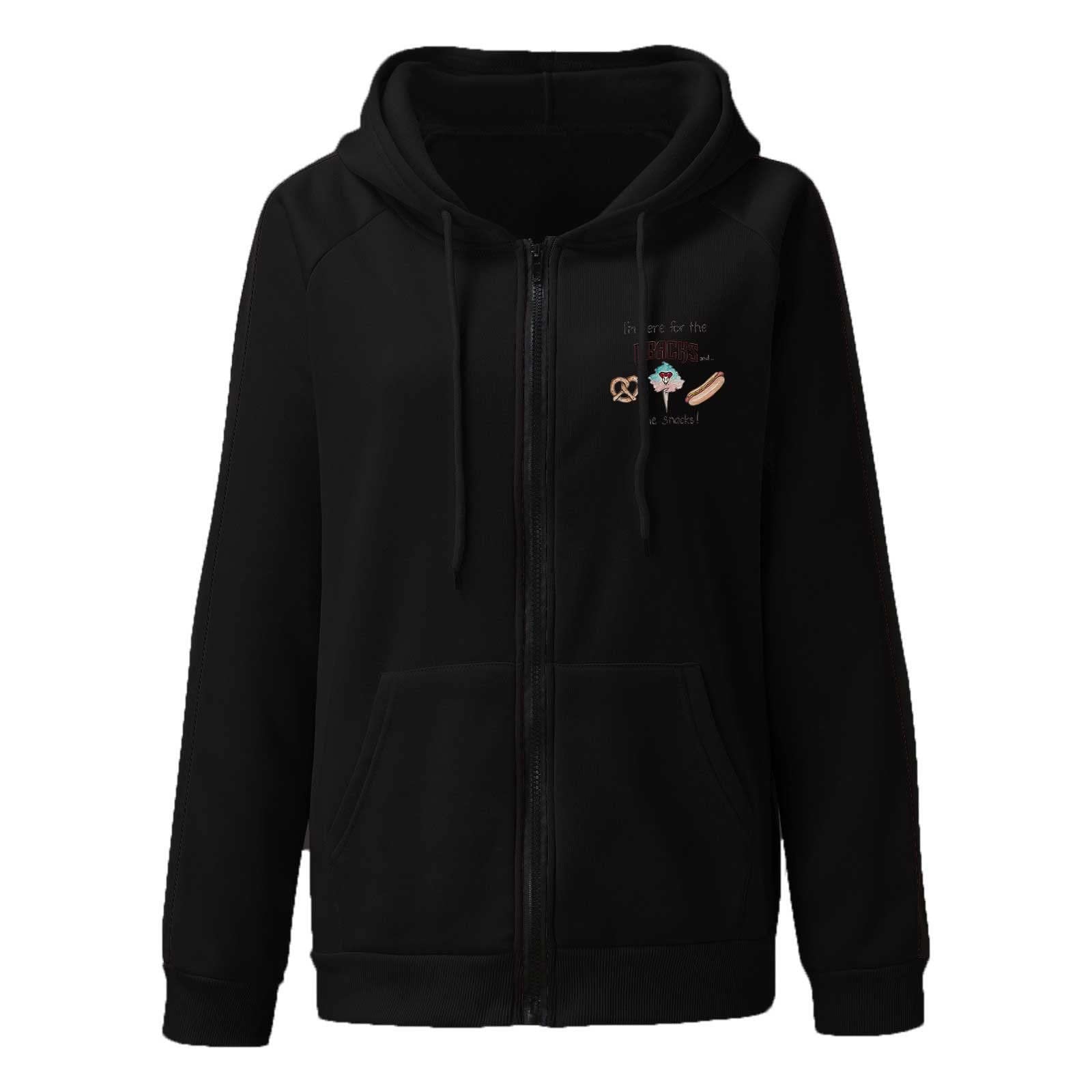 Women's Graphic Zip Hoodie - Oversized Fashion Sweatshirt with Print | Comfortable Plus Size Sweat Shirt for Casual Wear, Street Style & Loungewear