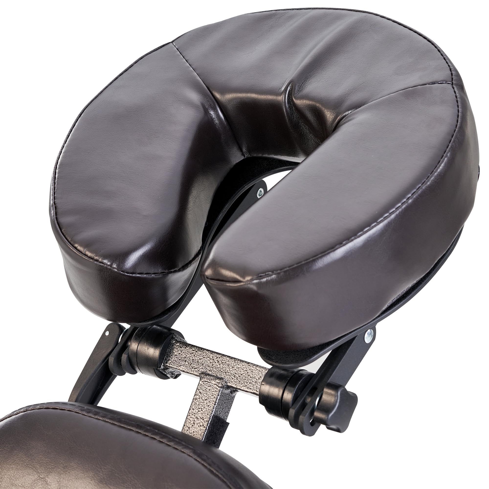 Portable Lightweight Full Body Massage Chair with Adjustable Height & Carrying Case - Perfect for Home, Salon, SPA & Tattoo Parlors - Relaxing Face Cradle & Foldable Design (Coffee Color)