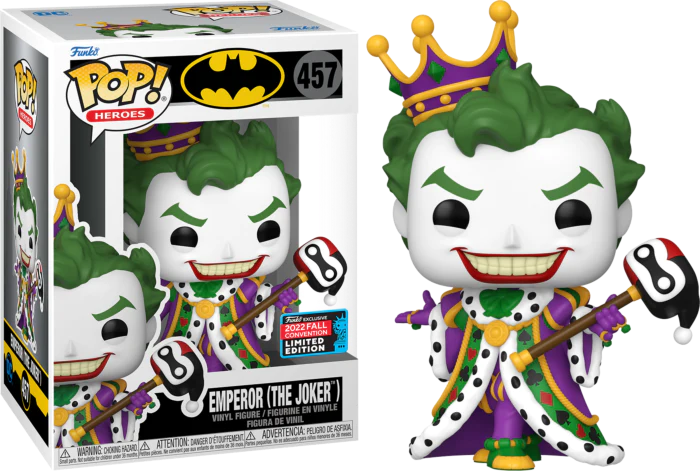 The Joker Emperor #457 Collectible Figure - Premium DC Comics Villain Statue for Display & Gifting | Perfect for Comic Fans, Movie Lovers & Collectors