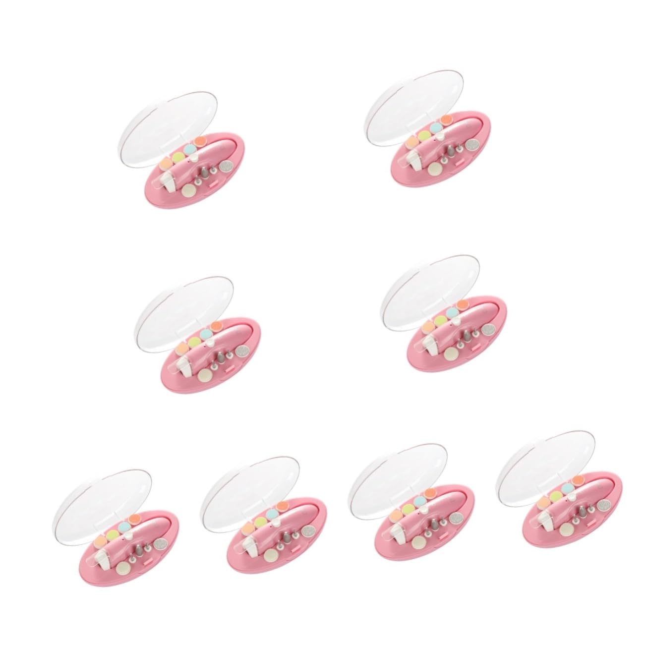 FOMIYES 8 Sets Kids Nail Art Kit - Safe Non-Toxic Toddler Manicure Set with Nail Drill & Polish - Perfect for Birthday Parties, Spa Days & Pretend Play