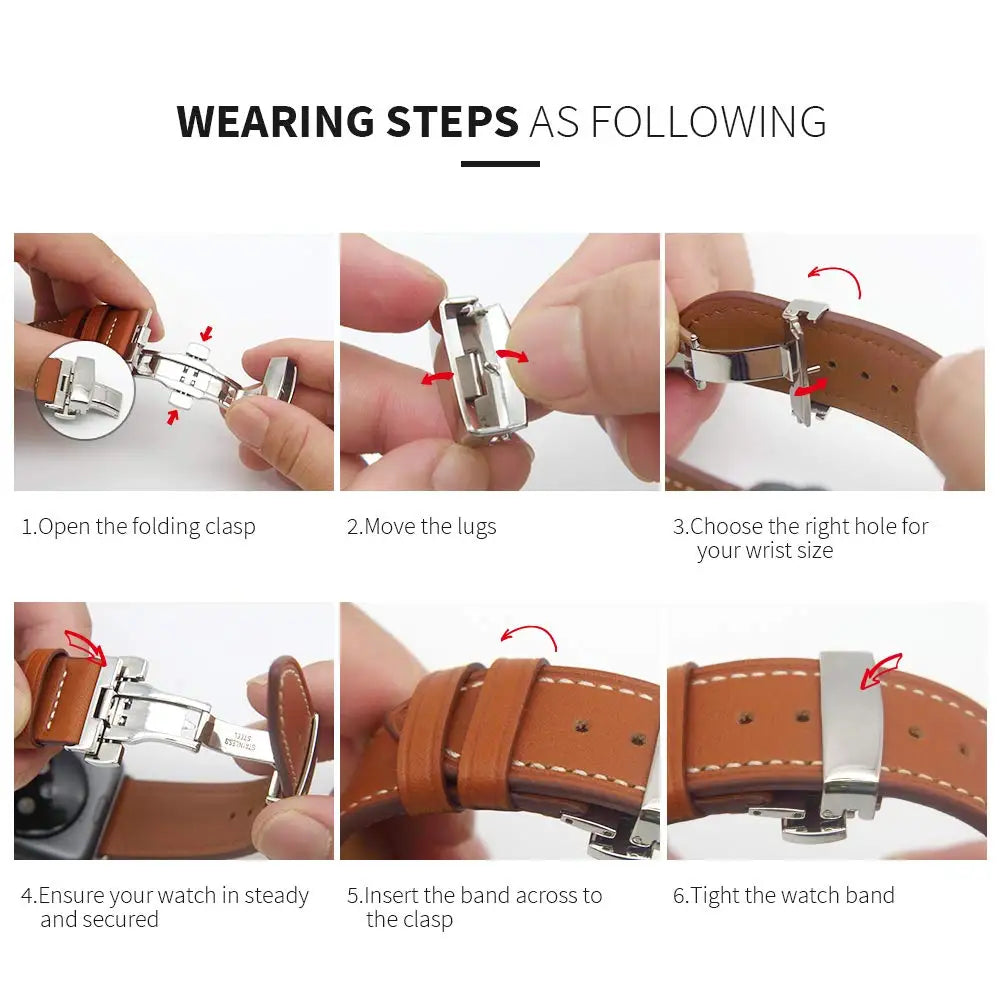 Premium Genuine Leather Bands for Samsung Galaxy Watch Ultra - Stylish, Durable & Comfortable Replacement Straps for Work, Gym & Everyday Wear
