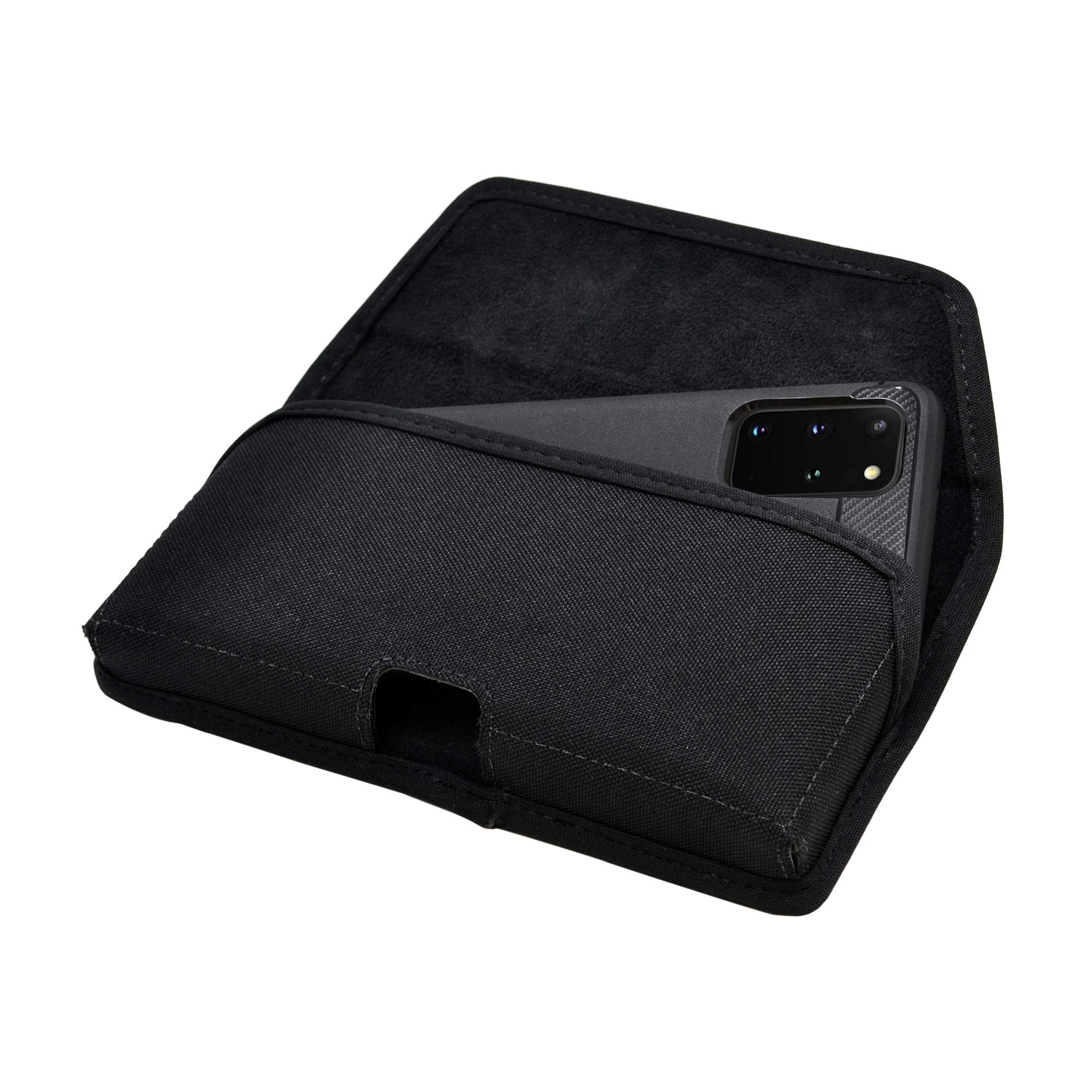 Durable Turtleback Belt Clip Holster Case for Samsung Galaxy S25 Plus/S24/S23+/S22+/S20+ - Heavy Duty Rotating Nylon Pouch with Horizontal Carry - Perfect for Outdoor, Work & Active Lifestyle