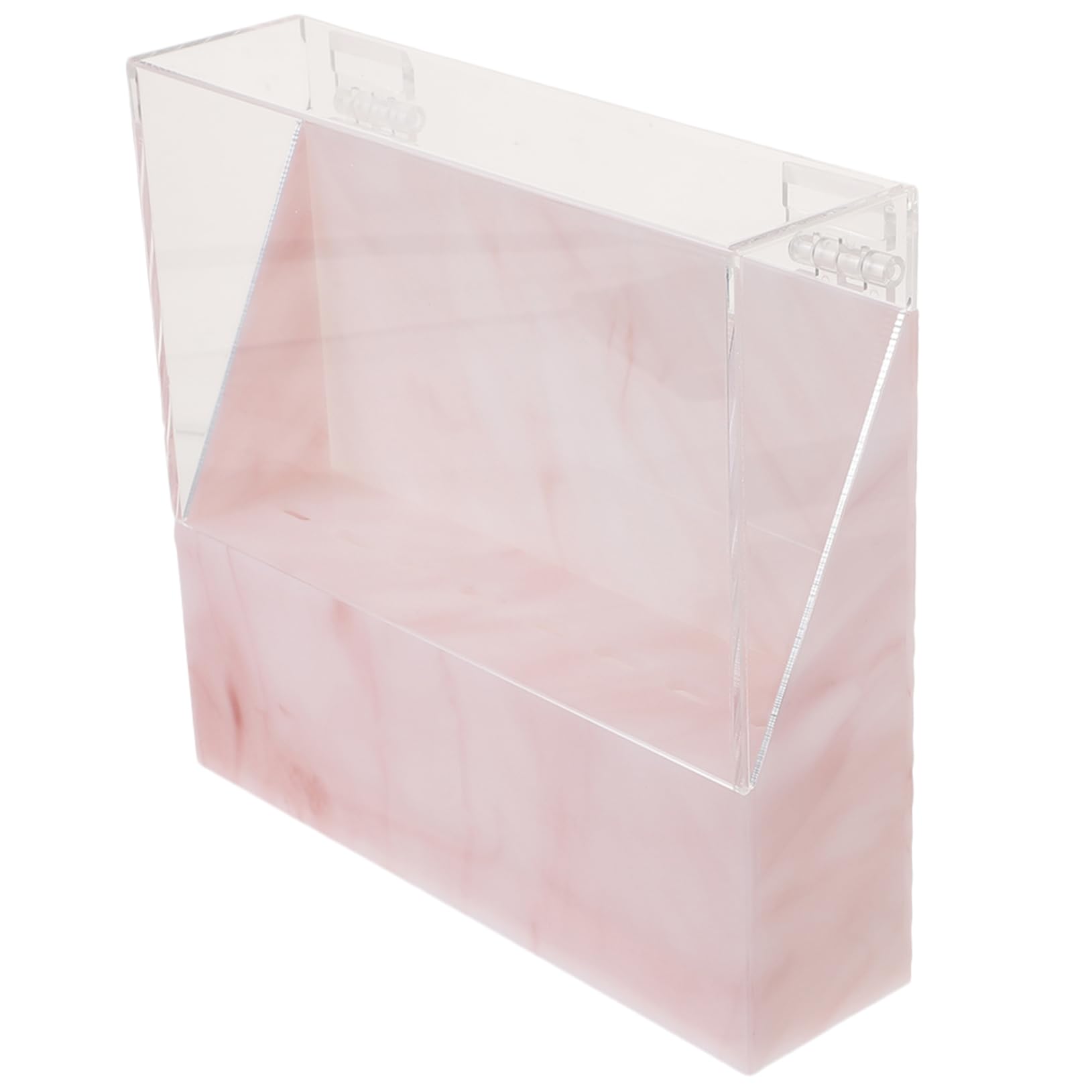 Premium Marble Pattern Eyelash Tweezers Holder Box - Professional Lash Extension Stand Case for Beauty Salon & Home Use - Perfect for Organizing Tweezers in Salons, Makeup Studios, and Personal Vanity