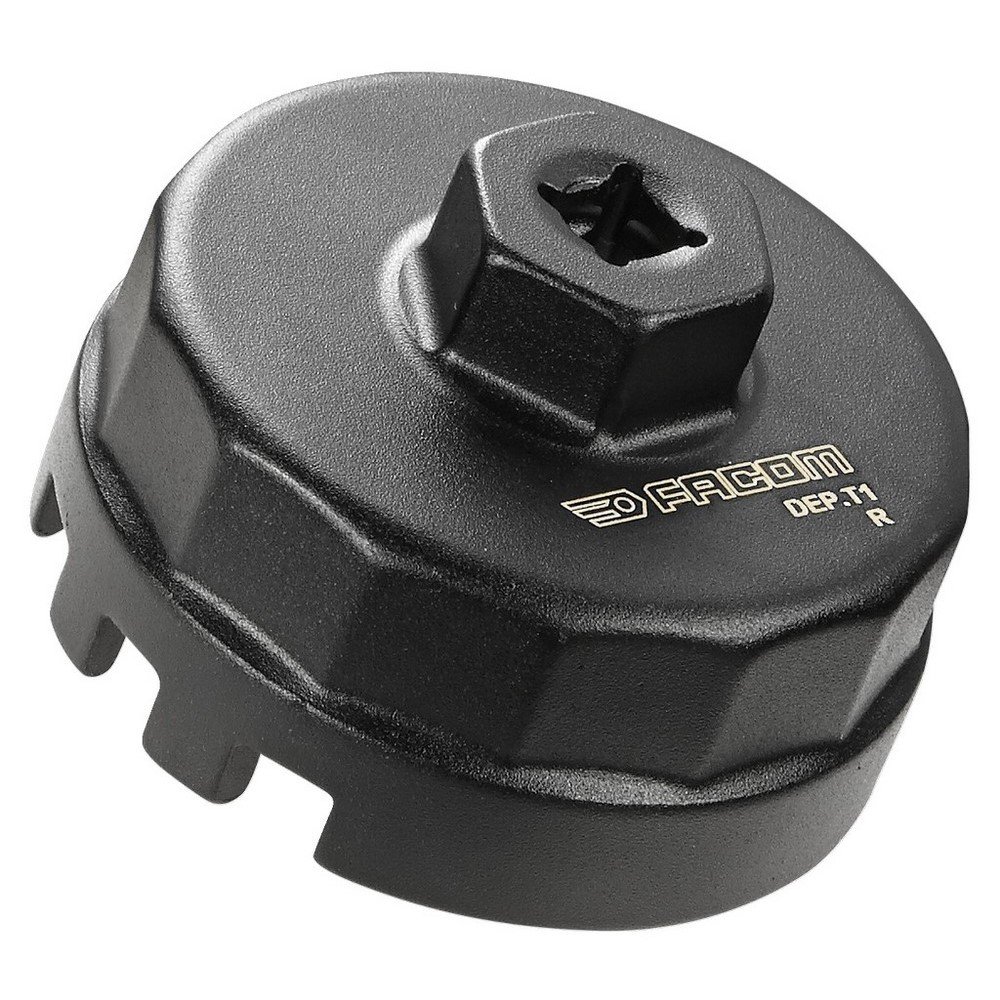 FACOM Toyota Oil Filter Cap Cover DEP.T1 - Compatible with 1.8-2L 4-Cylinder Petrol/Diesel Engines - Forged Oil Filter Wrench with 1/2