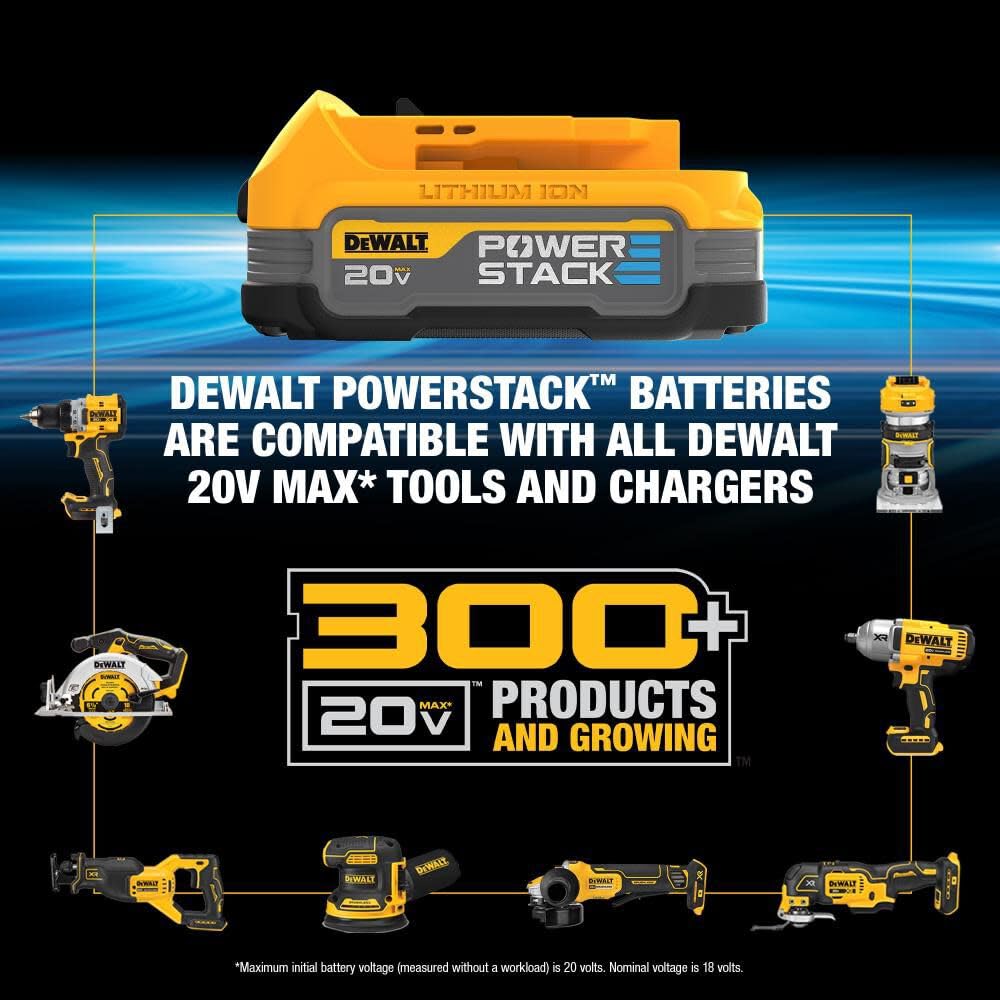 DEWALT 20V MAX Cordless Drill/Driver Kit with LED Work Light - 3-Tool Combo Set Includes 2 Batteries & Charger (DCK340C2) - Perfect for DIY Projects, Home Repairs & Professional Construction Work