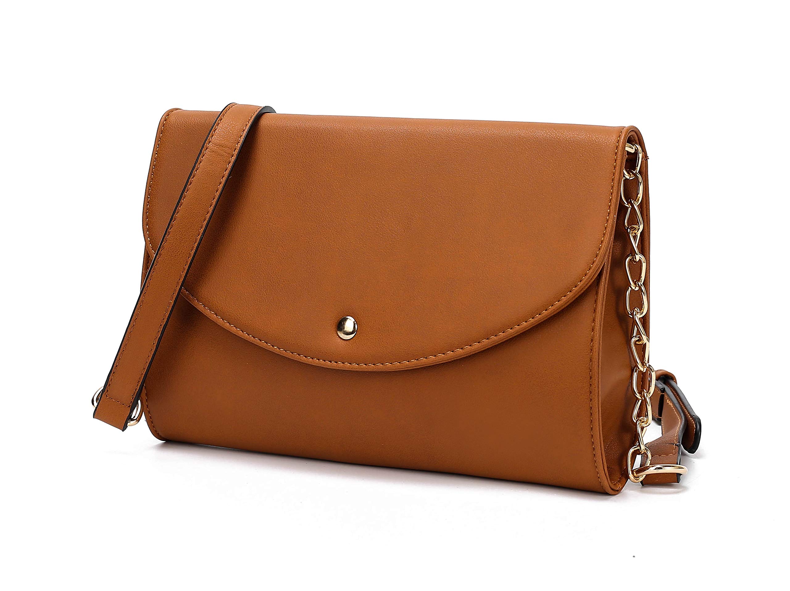 MKF Women's Crossbody Bag - Stylish PU Leather Shoulder Handbag with Multiple Pockets, Designer Messenger Purse & Clutch for Everyday Use, Work, Travel & Shopping