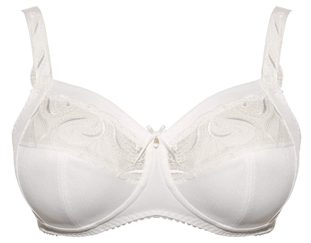 Ulla Women's Wireless Comfort Bra with Support Panel 2528 - Soft Support for Everyday Wear, Yoga & Lounge