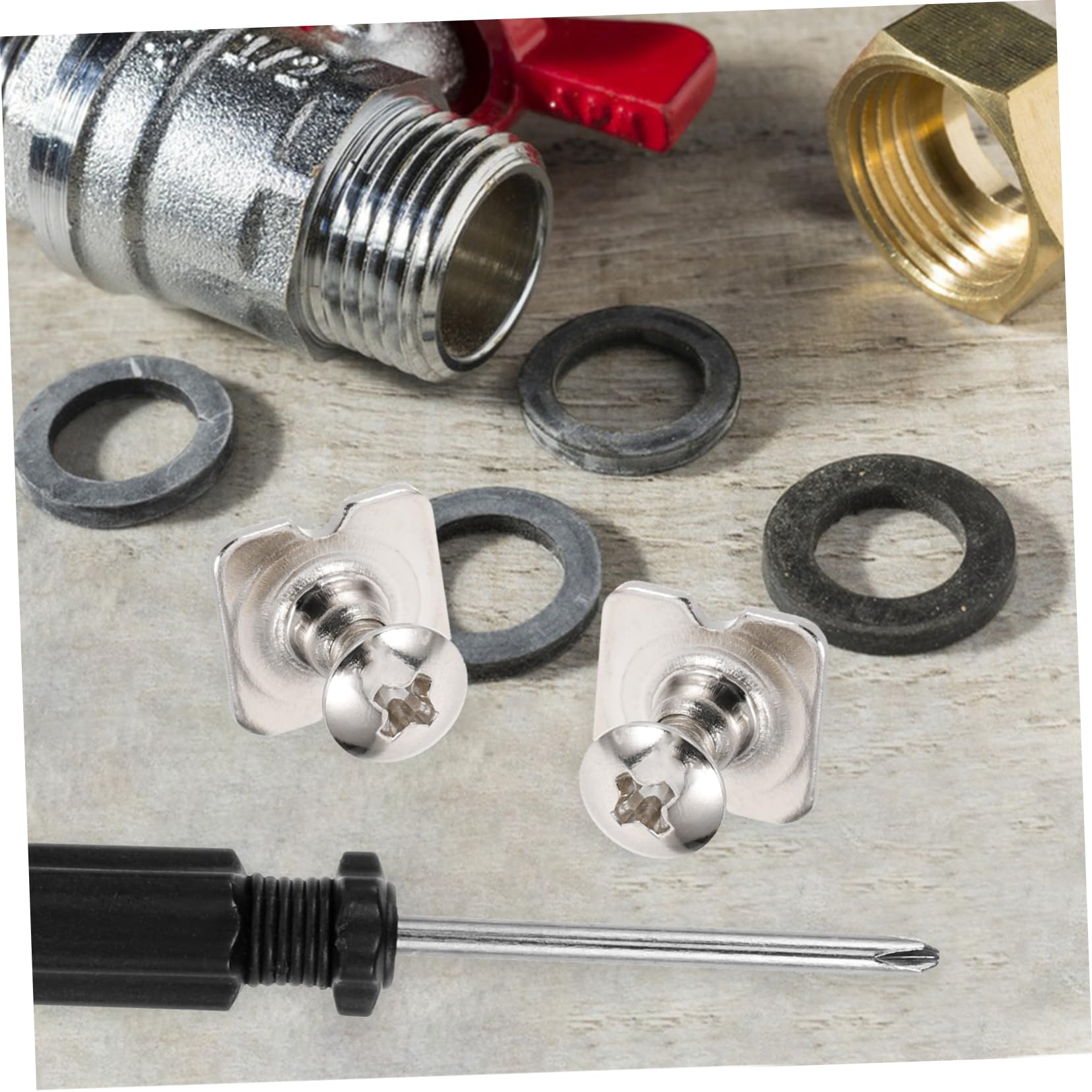 INOOMP Helmet Visor Fasteners Kit - 1 Set of Plastic Nuts & Hardware Components for Face Masks, Goggles & Softball Helmets | Secure Fit for Motorcycle, Sports & Safety Equipment Accessories