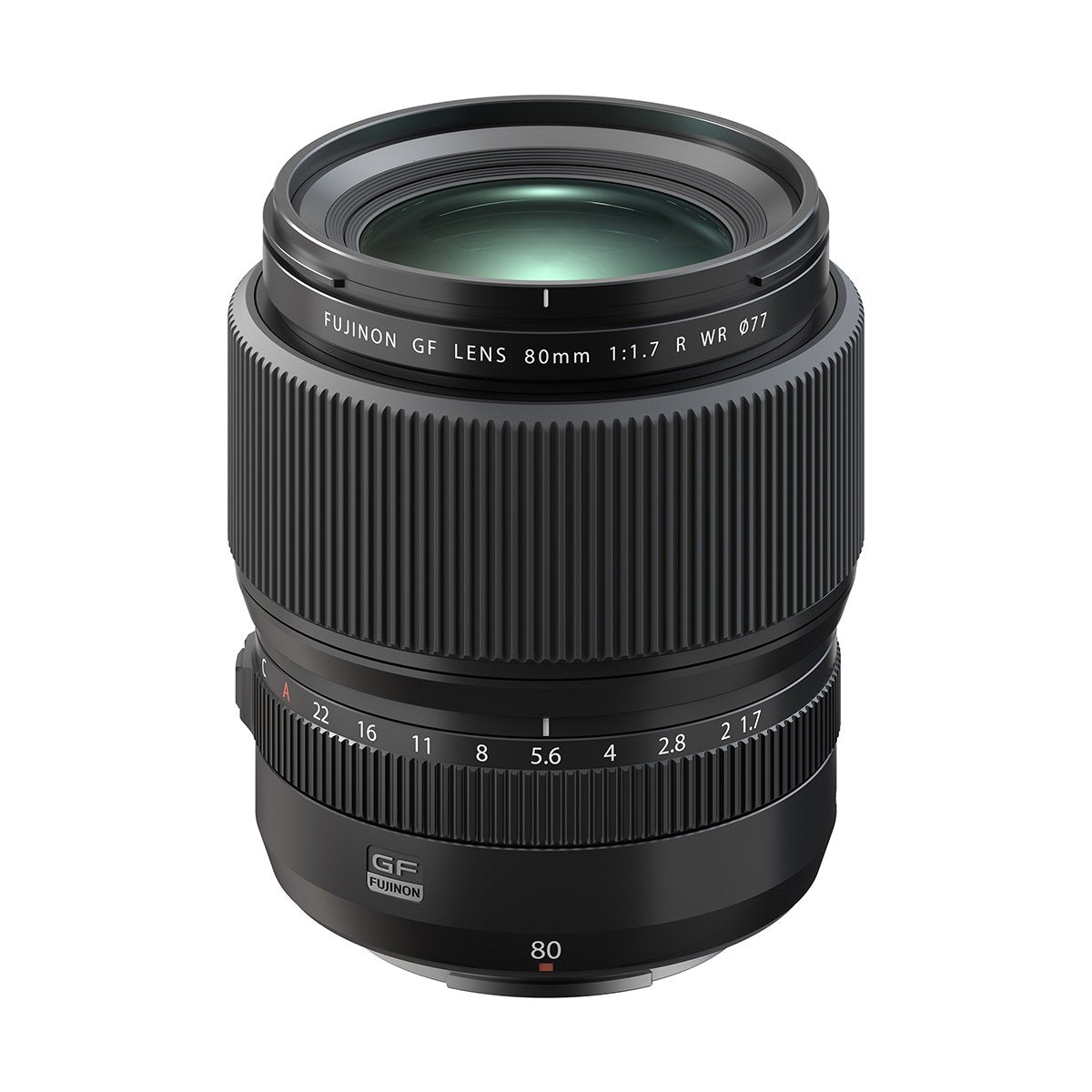 Fujifilm GF 80mm f/1.7 R WR Lens - Medium Format Prime Portrait Lens for Fujifilm GFX Cameras | Open Box Condition | Perfect for Studio Photography, Wedding Shoots & Low Light Performance