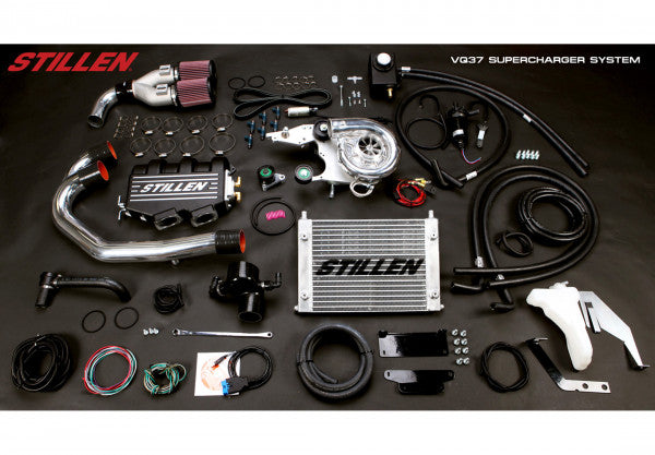 2012-2020 Nissan 370Z Z34 Supercharger Tuner Kit - Satin Finish 407772T for Base & Touring Models - Boost Performance for Street Racing & Track Days