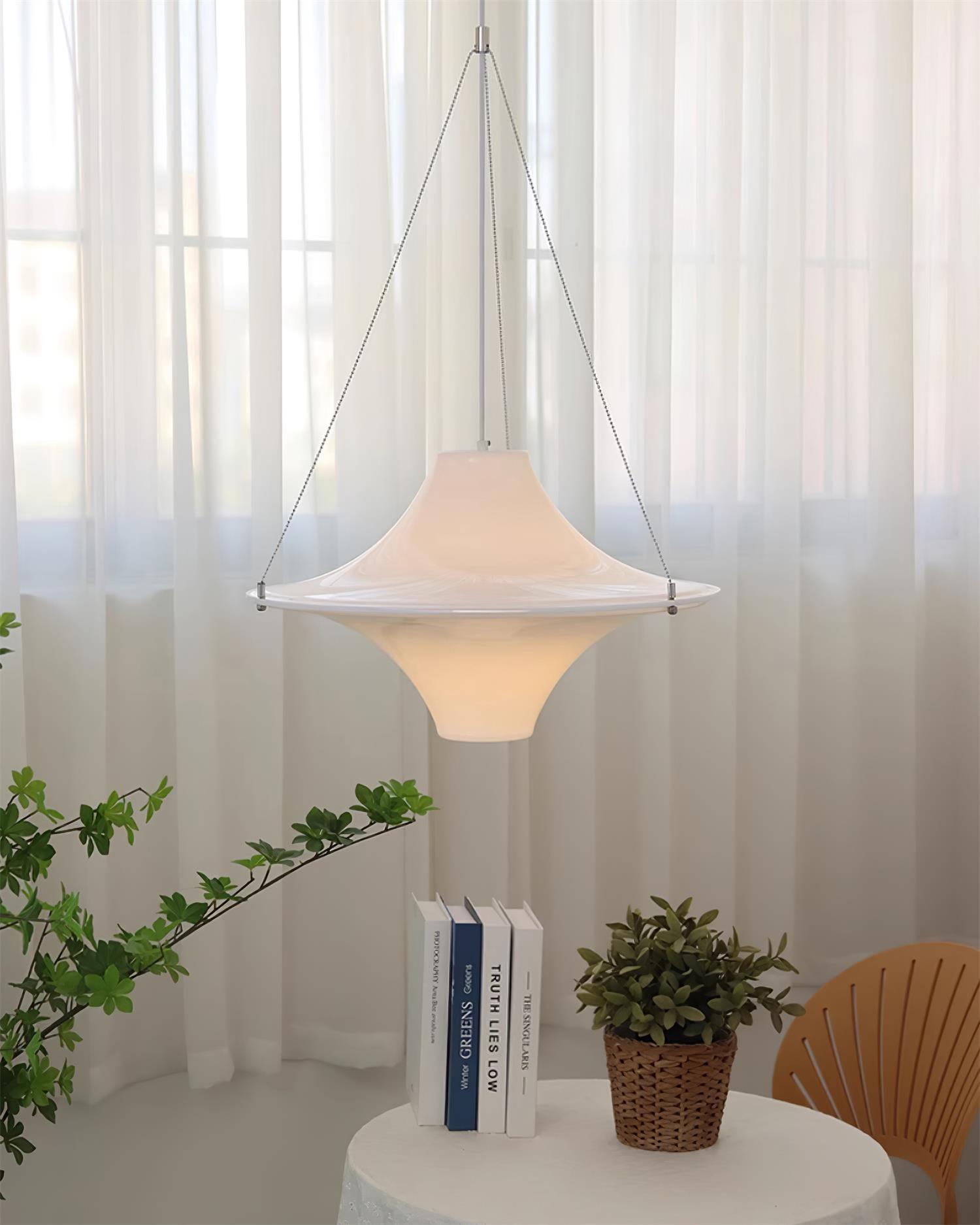 Lokki Pendant Lamp - Modern Scandinavian Hanging Light Fixture for Dining Room, Kitchen Island & Bedroom Decor