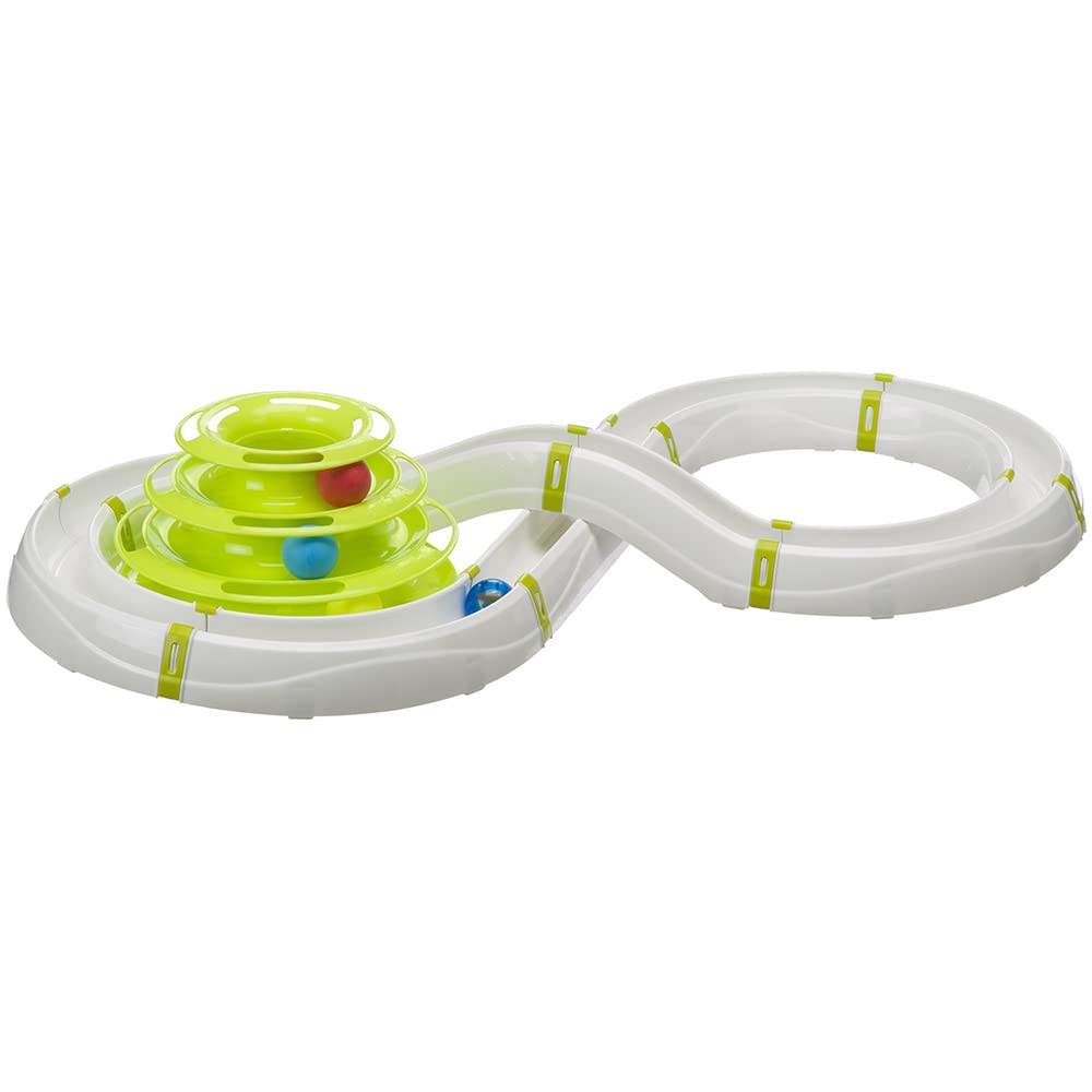 Ferplast Small Animal Toys for Hamsters, Rabbits & Guinea Pigs - Chew Toys, Exercise Wheels & Interactive Play Accessories for Pet Enrichment & Cage Entertainment