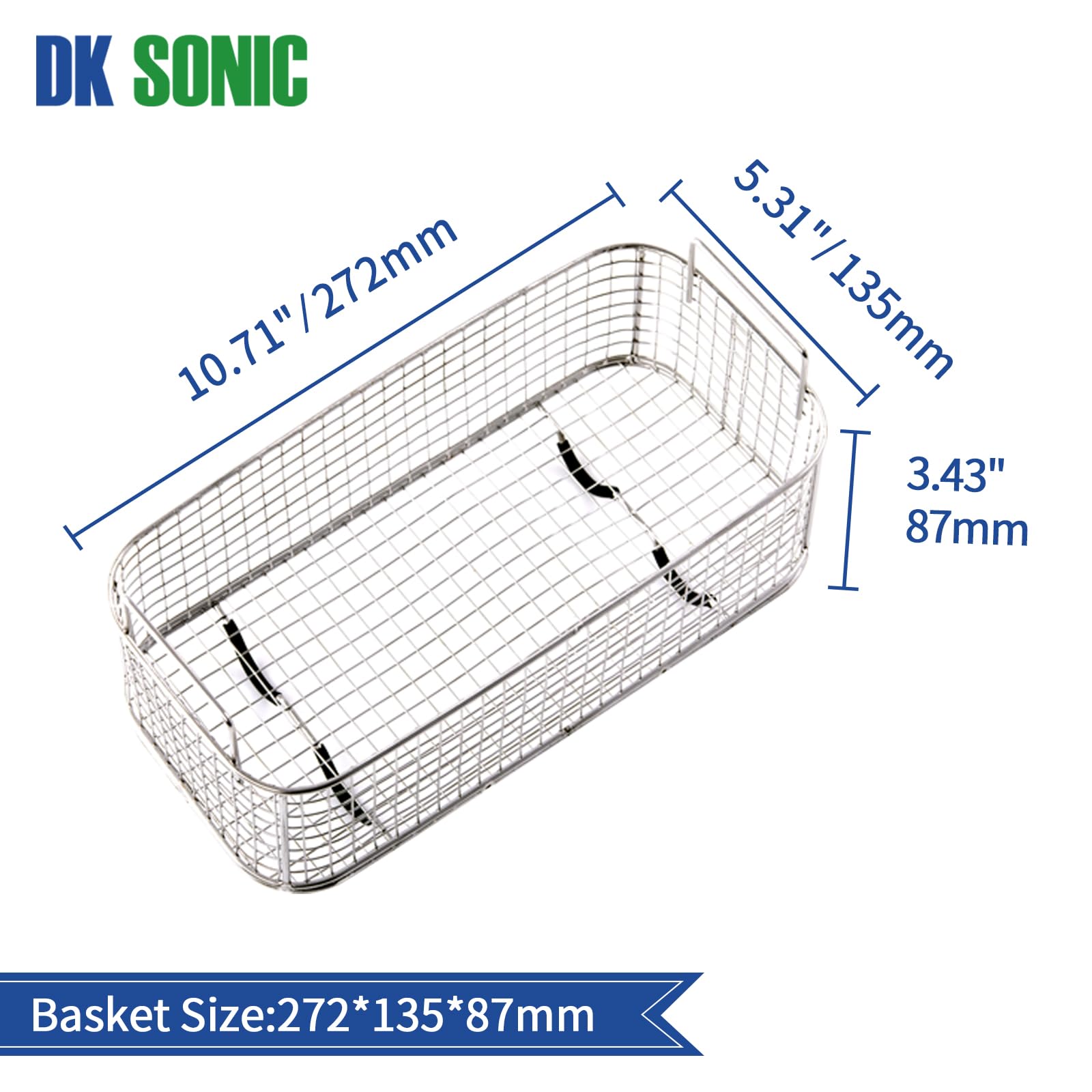 DK SONIC 6L Ultrasonic Carburetor Cleaner with Heater & Timer - Professional Ultrasonic Parts Cleaner for Jewelry, Eyeglasses, Watchbands, Coins, Gun & Carburetor Parts - Perfect for Home Workshop, Auto Repair & Jewelry Cleaning