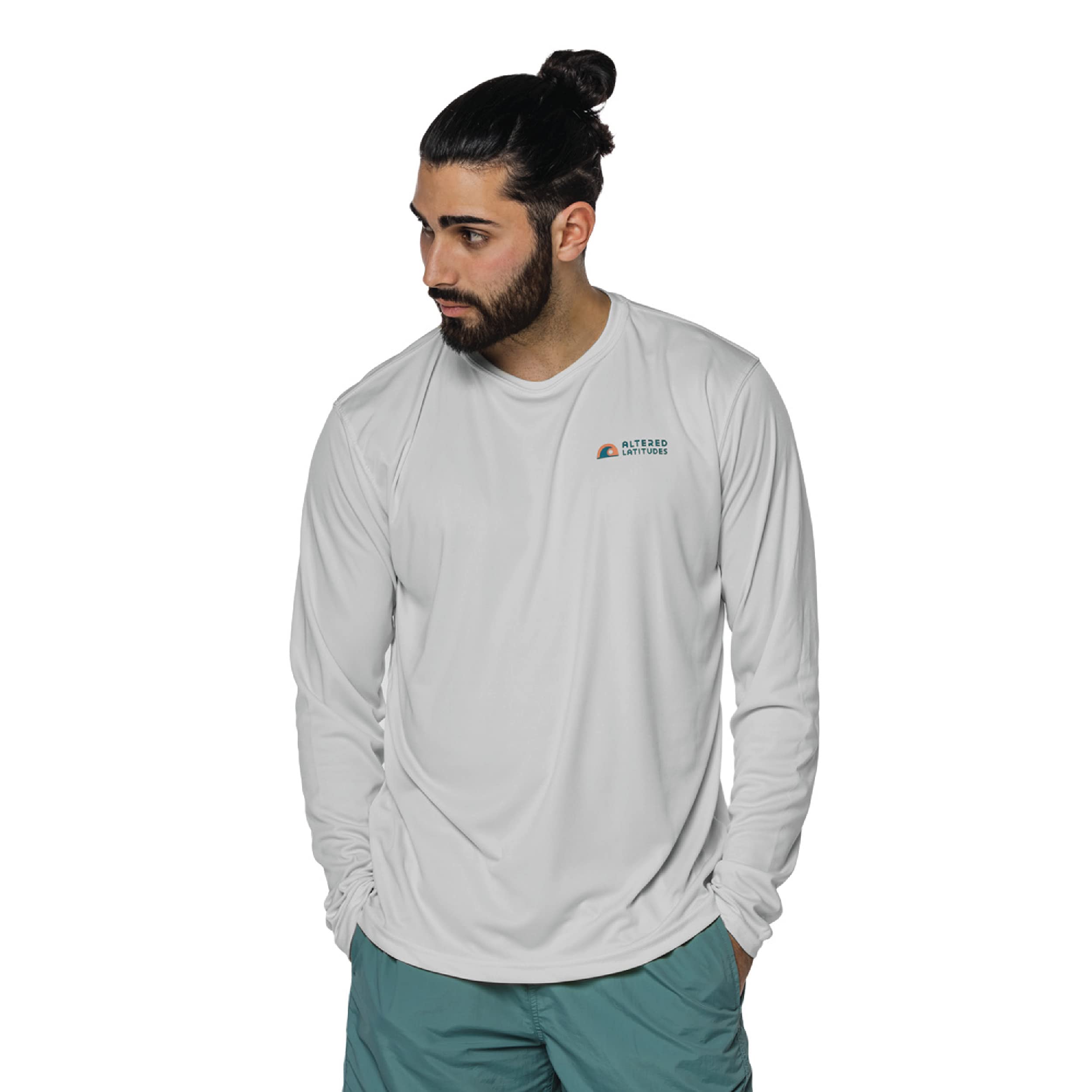 Vapor Apparel Men's UPF 50+ Sun Protection T-Shirt with Signature Logo - Lightweight Quick-Dry Performance Tee for Hiking, Running & Outdoor Activities
