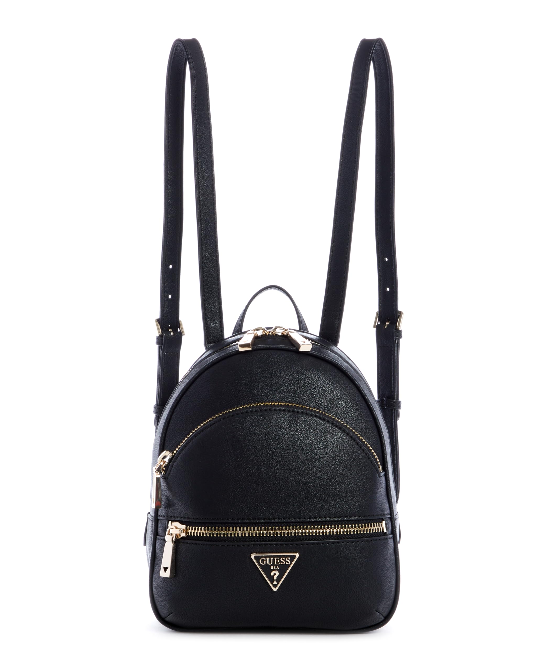 GUESS Genuine PU Leather Backpack for Women & Men - Stylish Denim Design, Durable & Spacious for School, Work, Travel & Everyday Use
