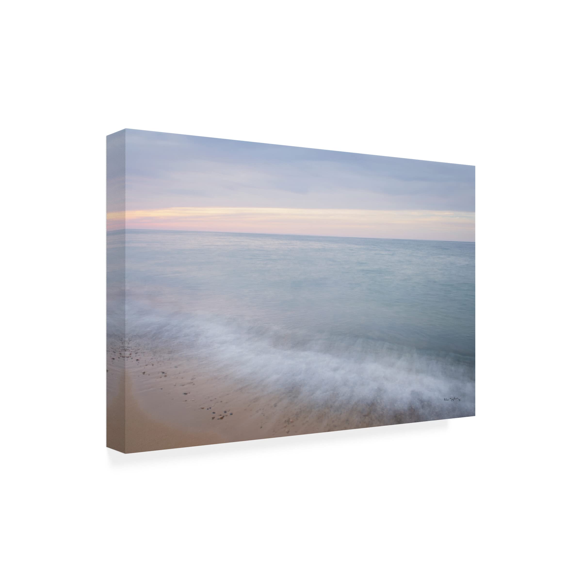Alan Majchrowicz Lake Superior Beach I Canvas Art Print - Stunning Waterfront Landscape Wall Decor for Living Room, Bedroom & Office - Trademark Fine Art Collection
