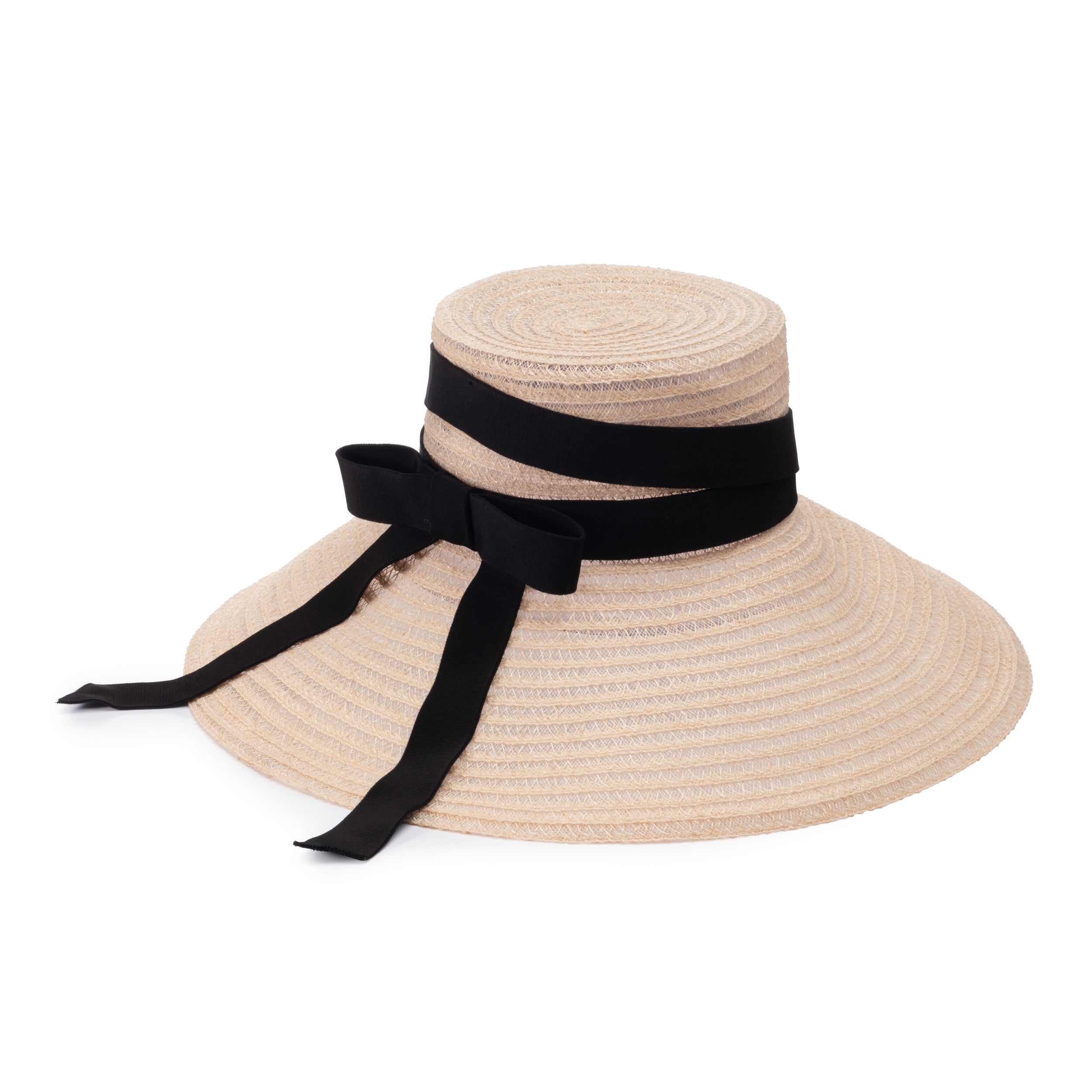 Mirabel Hemp Wide Brim Sun Hat for Women - UV Protection Summer Beach Hat - Perfect for Outdoor, Travel & Gardening