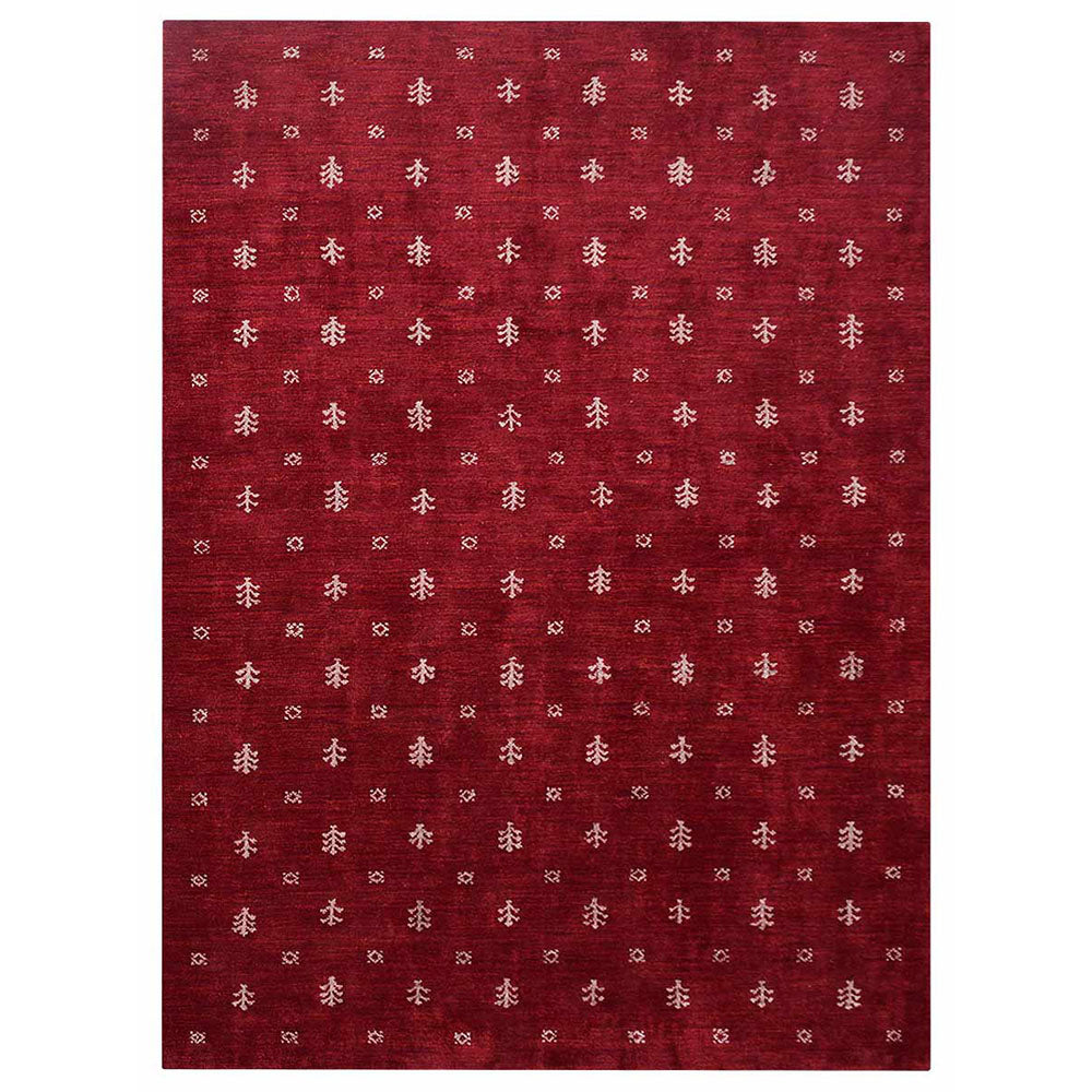 Handmade Ebony Hand-Knotted Wool Rug - Luxurious & Durable for Living Room, Bedroom, or Office Decor