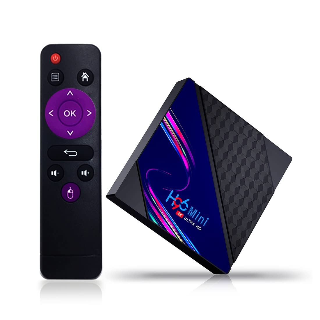 Android 10.0 TV Box - 2GB RAM 16GB ROM Smart Streaming Media Player | Dual-Band 2.4G/5G WiFi, 4K Ultra HD, 3D Mode, 100M Ethernet & USB 2.0 | Includes HDMI Cable & Remote Control for Home Theater & Entertainment