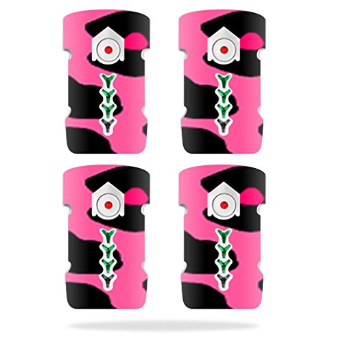 DJI Inspire 1 Battery Skin Wrap (4-Pack) - Pink Leopard Design Protective Cover Sticker | Durable Vinyl Decal for Drone Accessories | Perfect for Outdoor Aerial Photography & Travel Adventures
