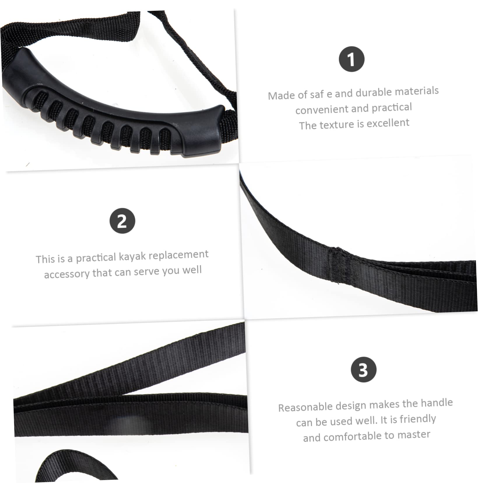 BESPORTBLE Kayak Drag Strap - Adjustable Stand Up Assist Handle for Kayaks & Canoes | Kayak Accessories for Easy Transport & Storage | Perfect for Fishing, Camping & Water Sports