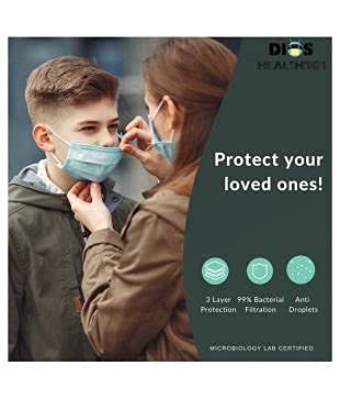 Premium 3-Ply Disposable Face Masks with Natural Rose Scent & Nose Wire - 50 Pack (White) | CE/ISO Certified, UV Sterilized, Breathable for Daily Protection - Perfect for Office, Travel & Public Spaces
