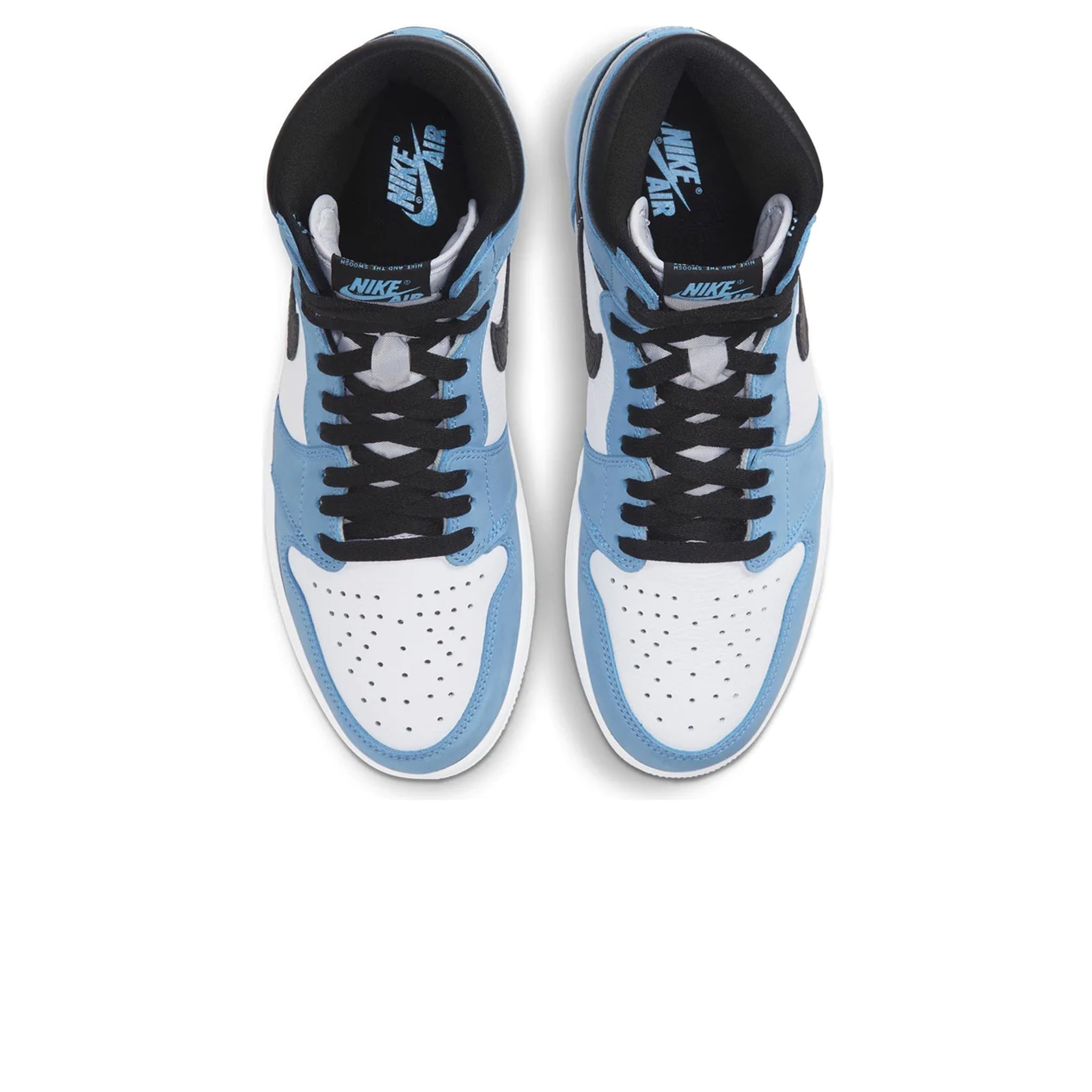 Air Jordan 1 Retro High OG - White/University Blue/Black Sneakers for Men | Basketball Shoes & Streetwear Fashion | Perfect for Casual Wear, Sports & Sneaker Collectors