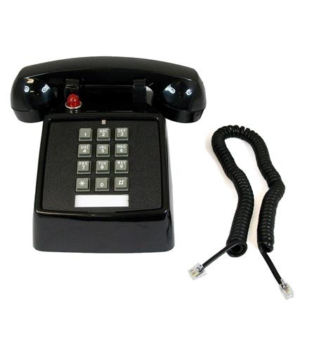 250000 VBA 57MD Desk Phone Message Waiting Indicator Light - ITT 2500 57MD BK Black | Office Communication Device for Call Notifications