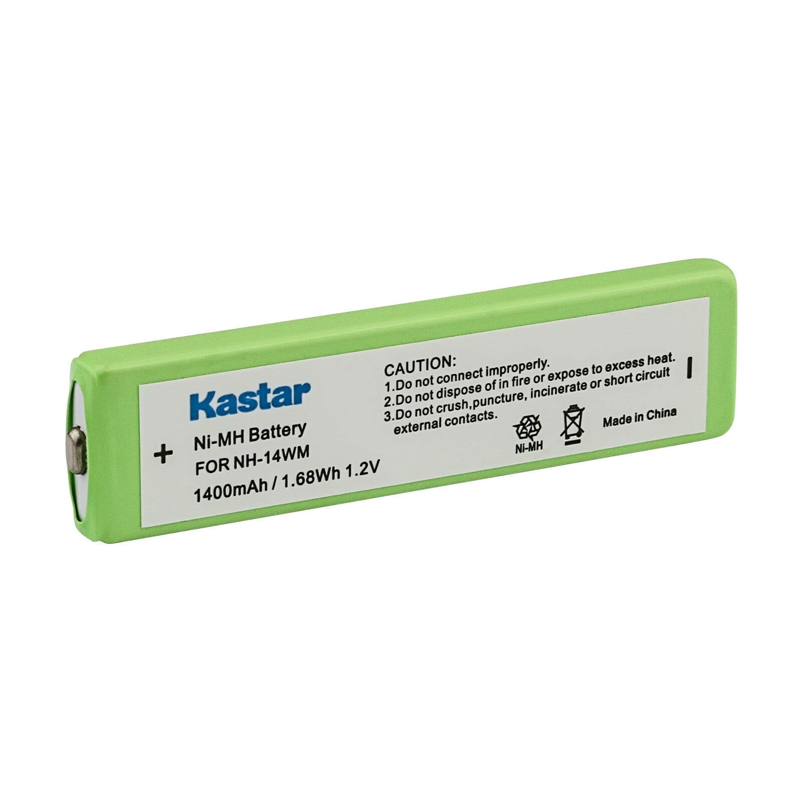 Kastar 1-Pack 7/5F6 1.2V Ni-MH Rechargeable Battery Replacement for Sharp AD-N55BT ADN55BT MD-MT190 MD-MT190H UBATM0006AWSA MD-MT877 MD-MT180 - Compatible with Portable Mini-Disc Recorders, CD/MD/MP3 Players - Perfect for Travel, Music Recording & On-the-Go Use