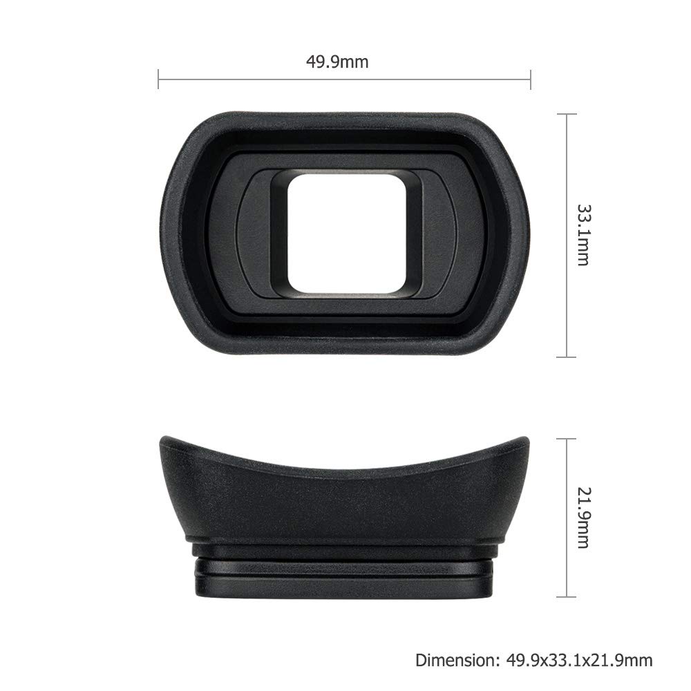 Soft Silicone Camera Viewfinder Eyecup for Nikon Z50 Mirrorless Camera - Replacement for Nikon DK-30 Eye Cup (1PCS) - Perfect for Outdoor Photography & Travel Shooting
