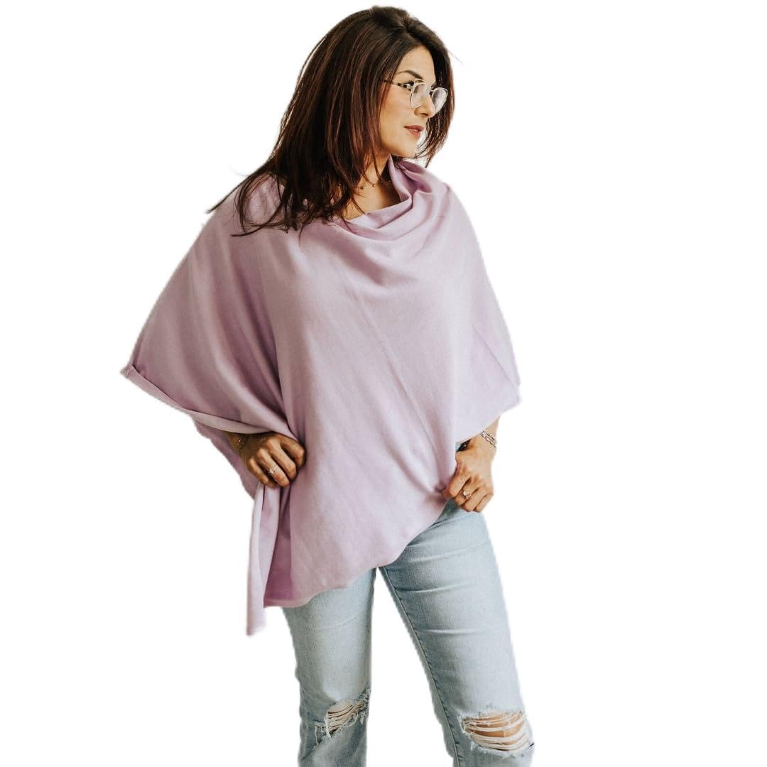 Multifunctional Nursing Cover - Baby Car Seat Canopy, Breastfeeding Poncho & Scarf, Soft Baby Blanket for Newborns | Perfect for Nursing, Travel, Shopping & Outdoor Activities