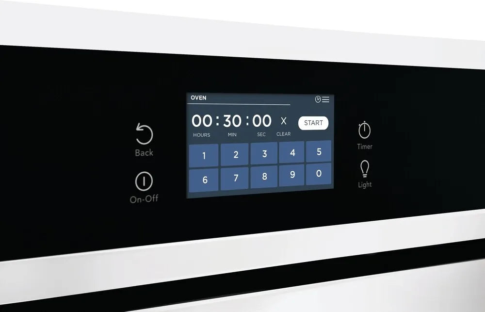 Frigidaire FCWS3027AW 30 Inch Single Electric Wall Oven - White Built-in Oven for Modern Kitchens, Baking & Roasting