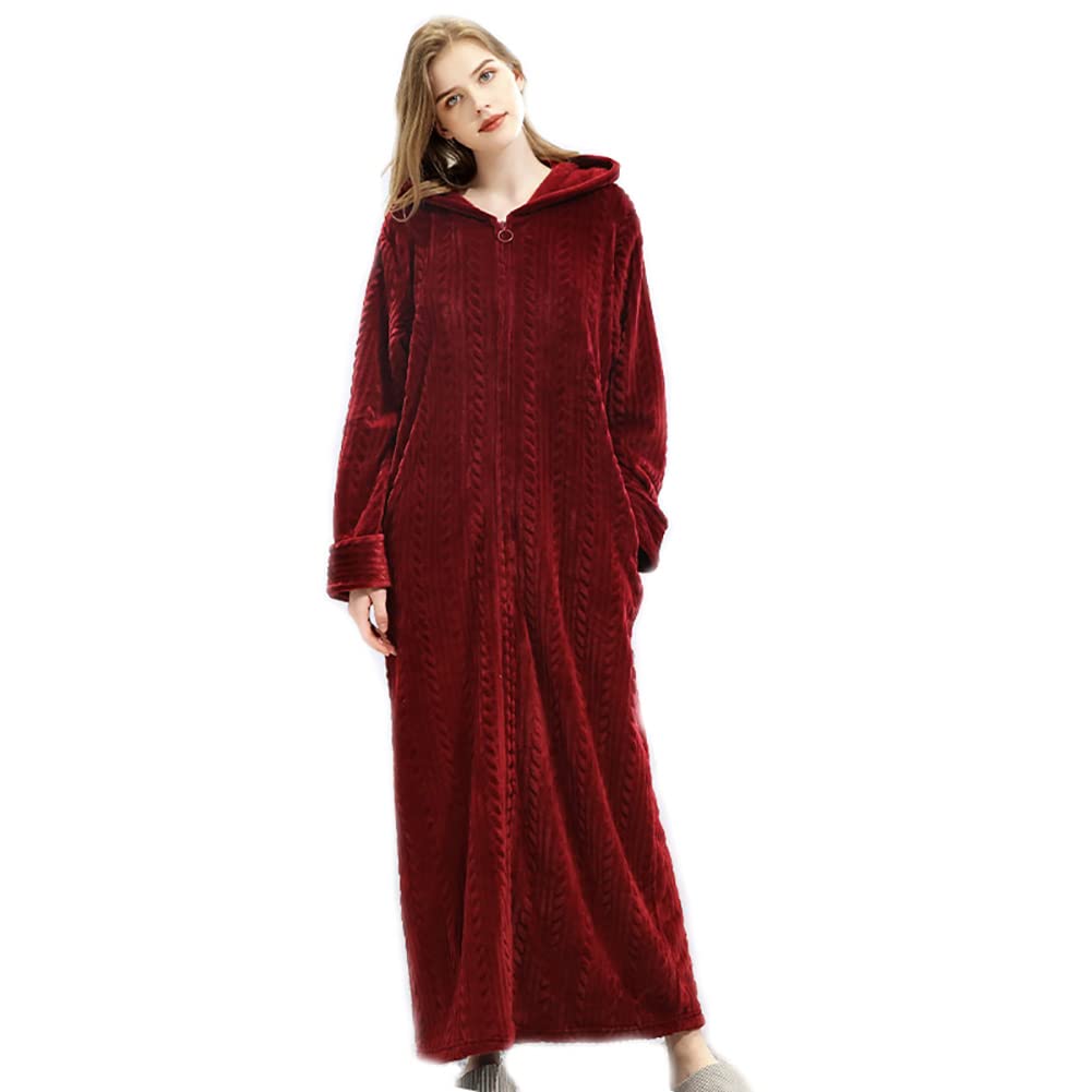 Cozy Fleece Pajama Set for Women & Men - Winter Warm Unisex Loungewear with Front Opening | Soft Thick Furry Sleepwear for Cold Nights, Perfect as Wearable Blanket for Home Relaxation & Lounging
