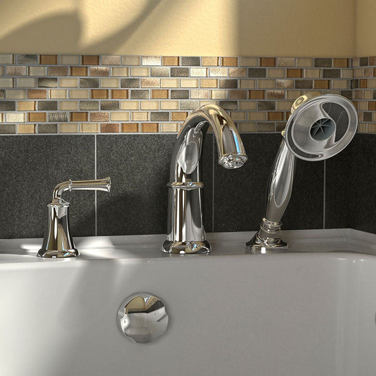 28W x 48L Gelcoat Walk-In Air Spa Bathtub - Left Hand Drain & Faucet - Perfect for Home Relaxation & Hydrotherapy