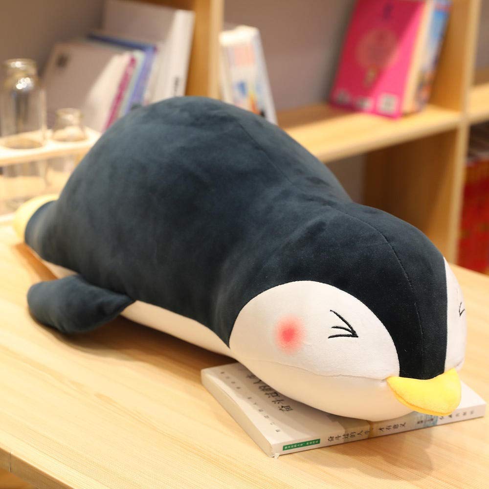HAKAESR Ultra Soft Plush Stuffed Animal Toy - Cute Cotton Filled Pillow, Sleeping Mat & Doll (Dark Blue, 30CM) - Perfect for Kids' Bedtime, Nursery Decor & Gifts