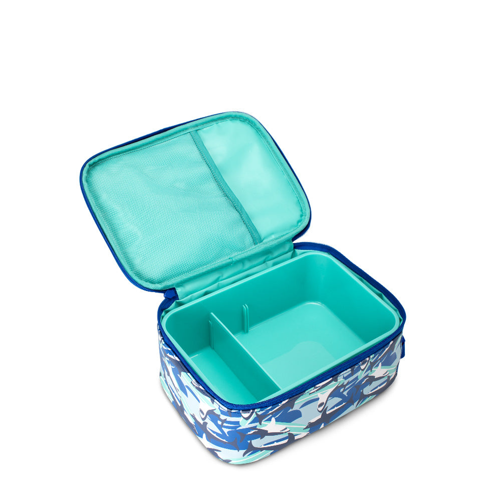 Premium Shark Fin Insulated Lunch Box - Leak-Proof & Eco-Friendly Bento Box for Kids & Adults - Perfect for School, Work, Picnics & Outdoor Activities